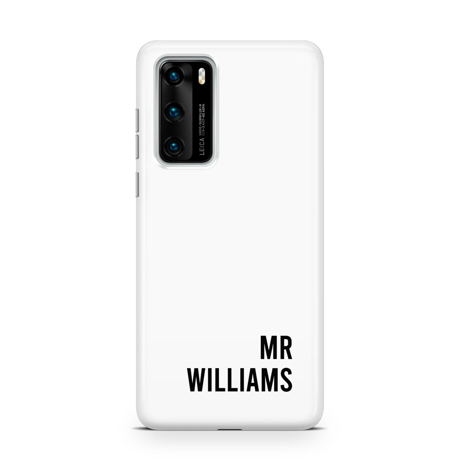 Personalised Mr Surname Huawei P40 Phone Case