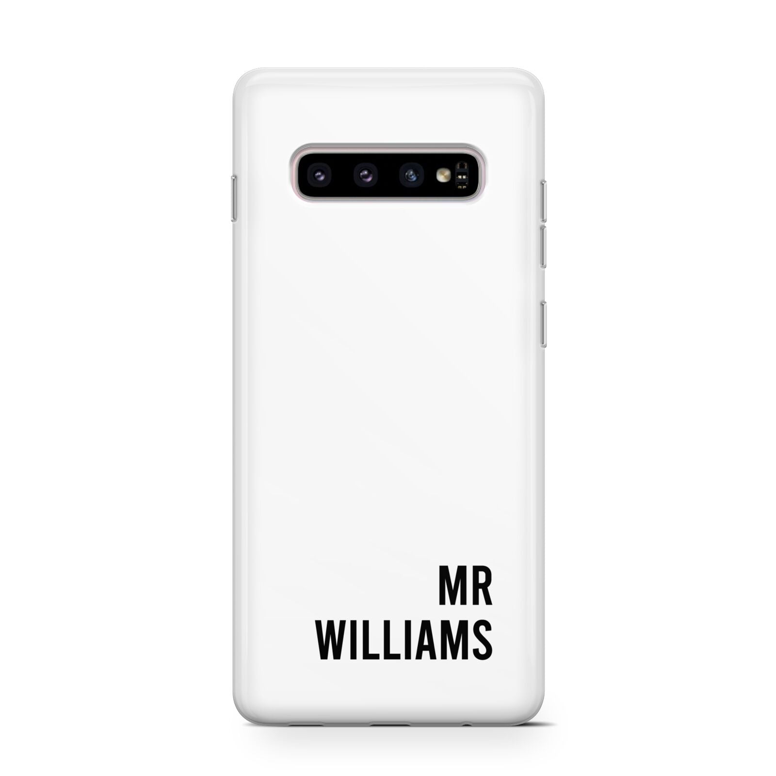 Personalised Mr Surname Protective Samsung Galaxy Case