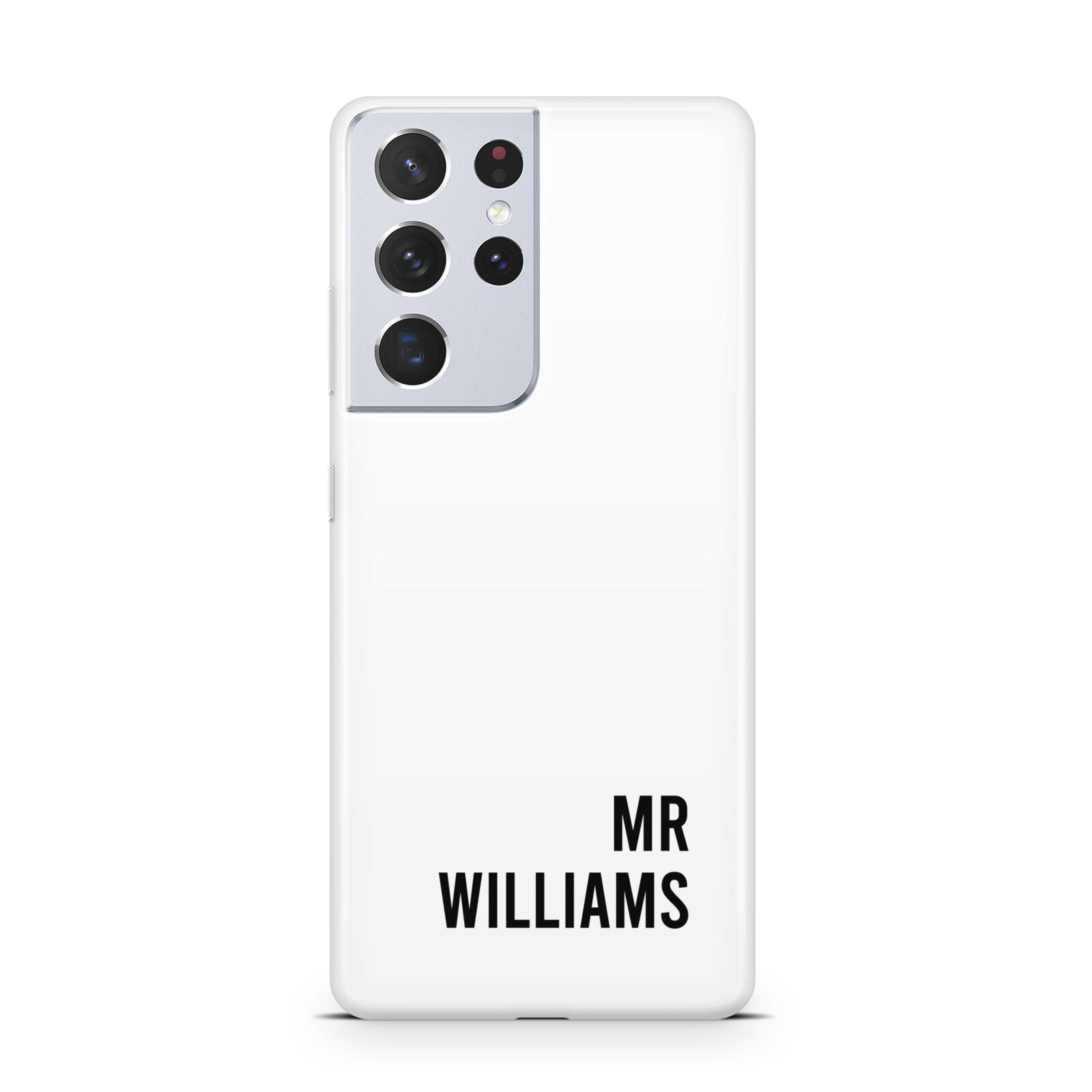 Personalised Mr Surname Samsung S21 Ultra Case