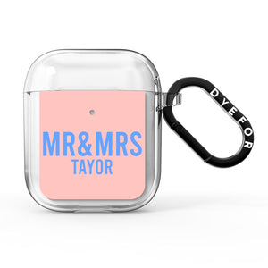 Personalised Mr and Mrs AirPods Case