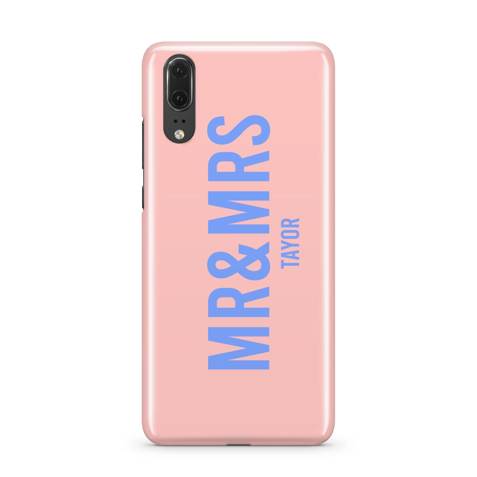 Personalised Mr and Mrs Huawei P20 Phone Case