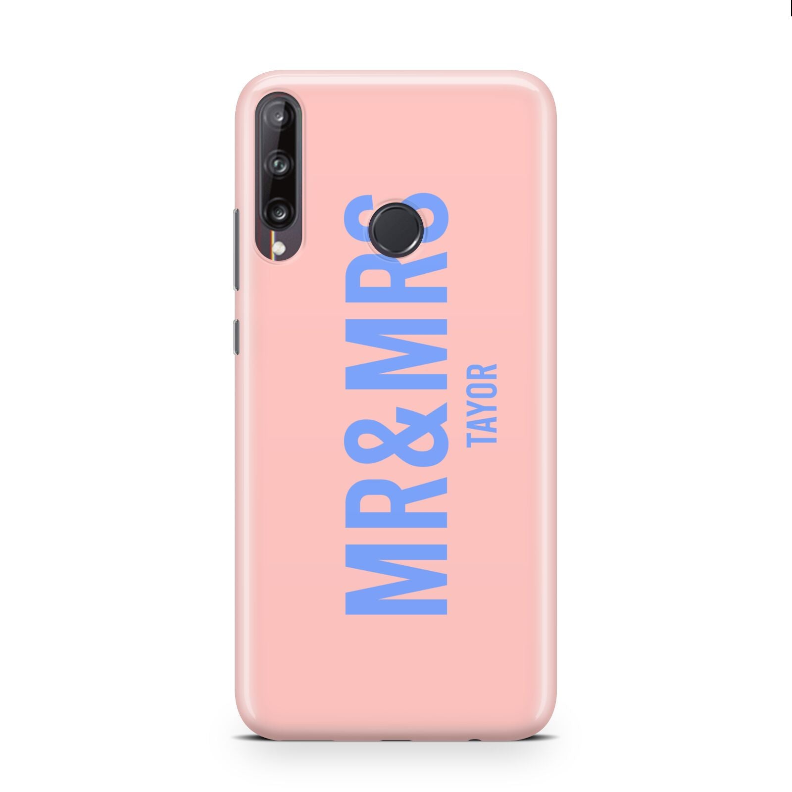 Personalised Mr and Mrs Huawei P40 Lite E Phone Case