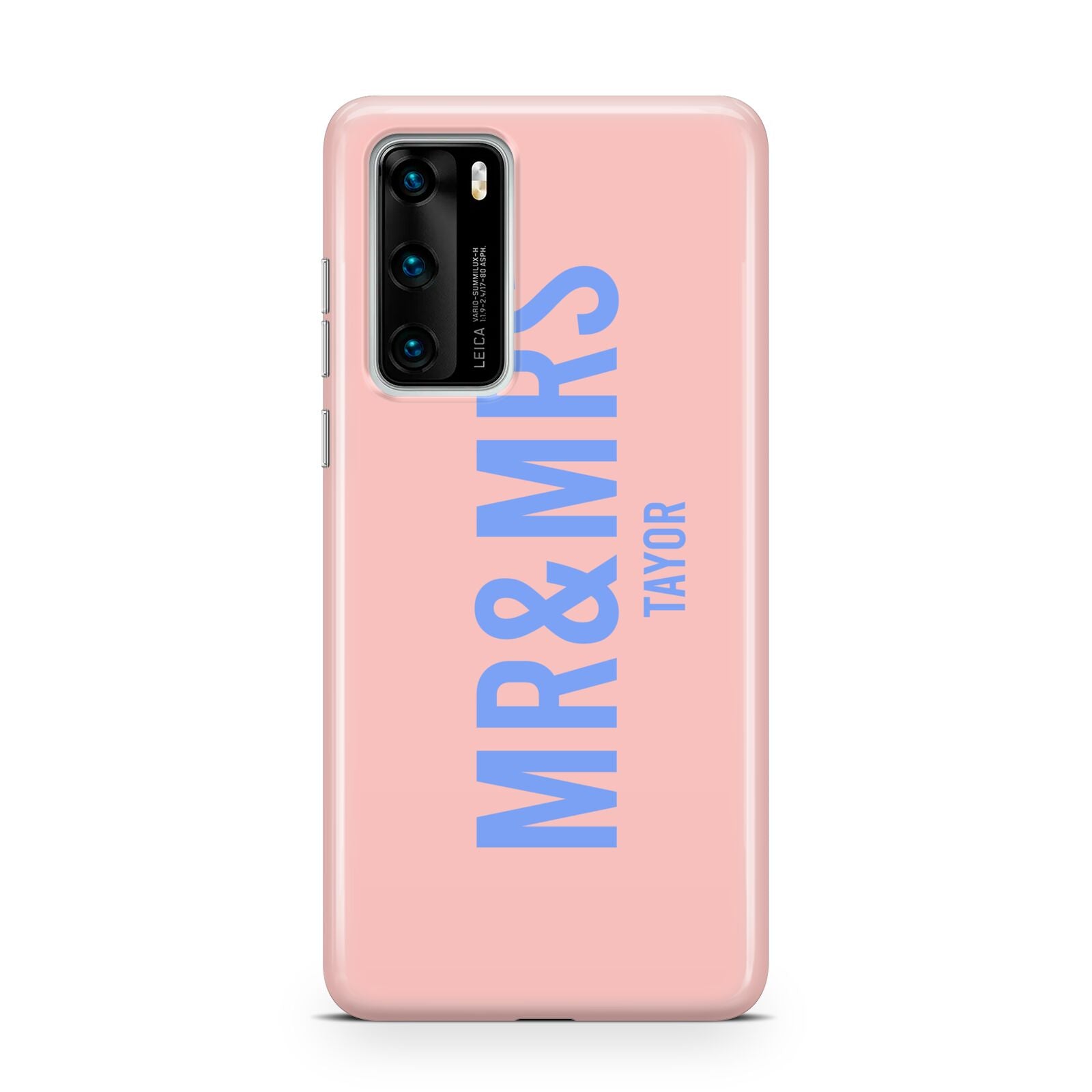 Personalised Mr and Mrs Huawei P40 Phone Case