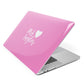 Personalised Mrs Apple MacBook Case Side View