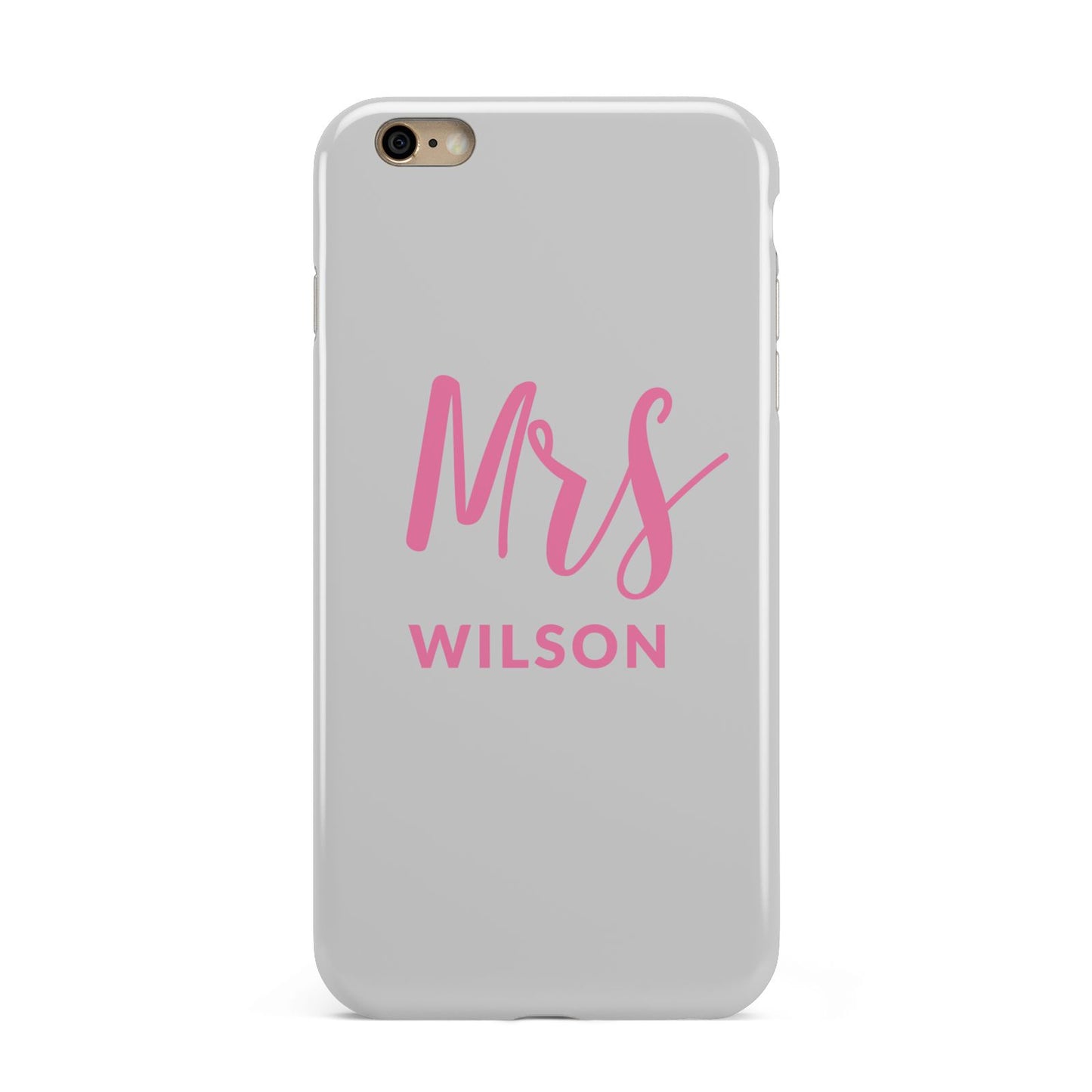 Personalised Mrs Couple Apple iPhone 6 Plus 3D Tough Case