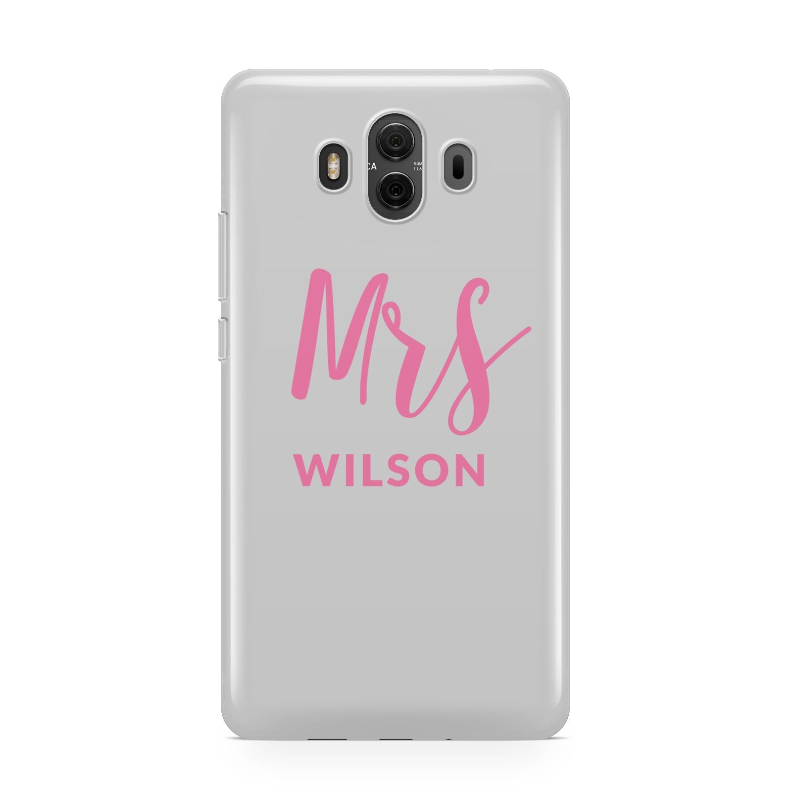 Personalised Mrs Couple Huawei Mate 10 Protective Phone Case