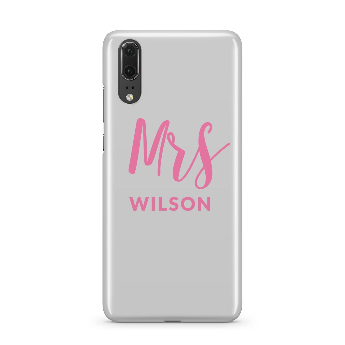 Personalised Mrs Couple Huawei P20 Phone Case