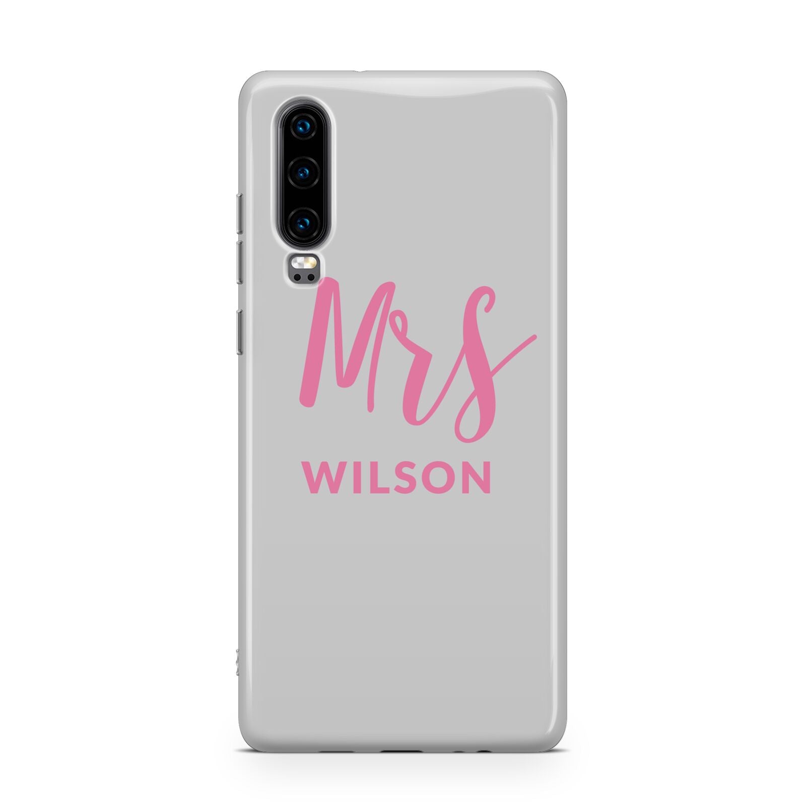 Personalised Mrs Couple Huawei P30 Phone Case