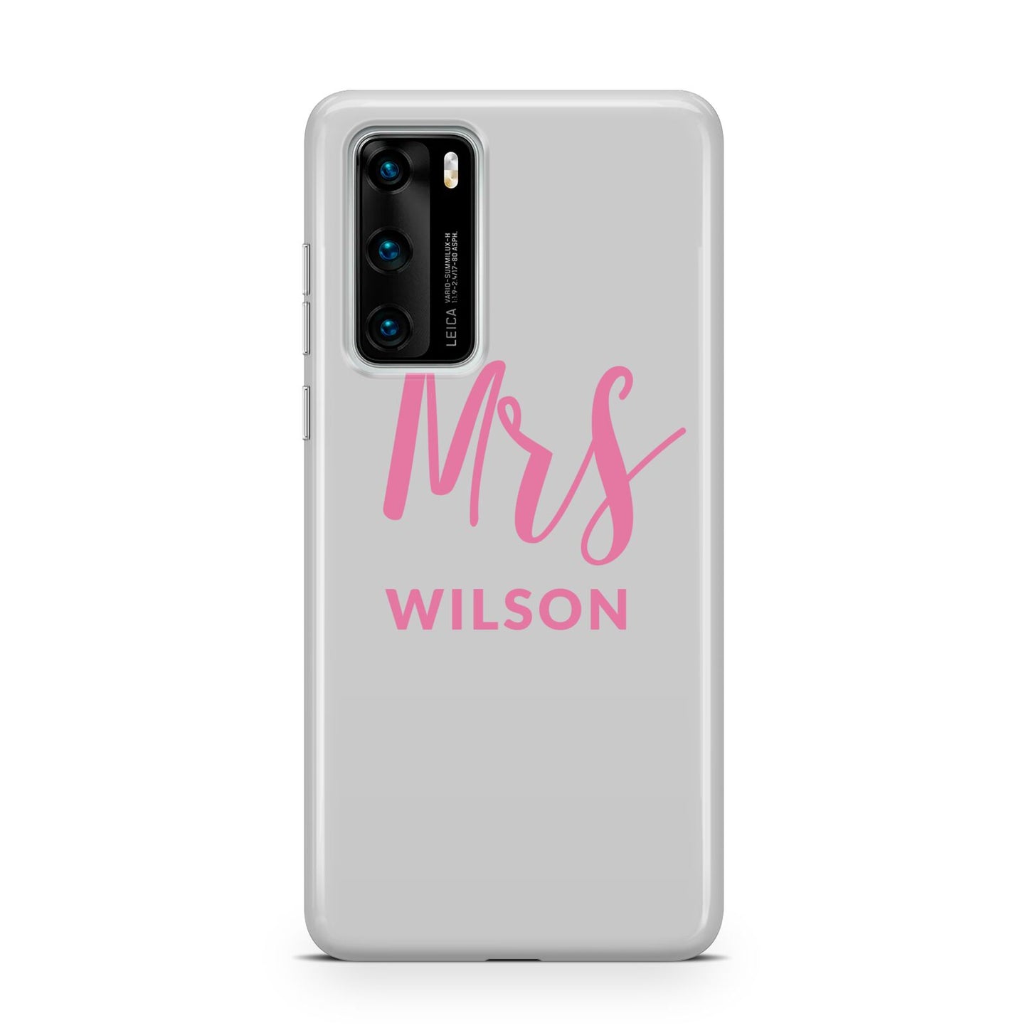 Personalised Mrs Couple Huawei P40 Phone Case