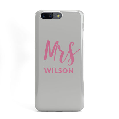 Personalised Mrs Couple OnePlus Case