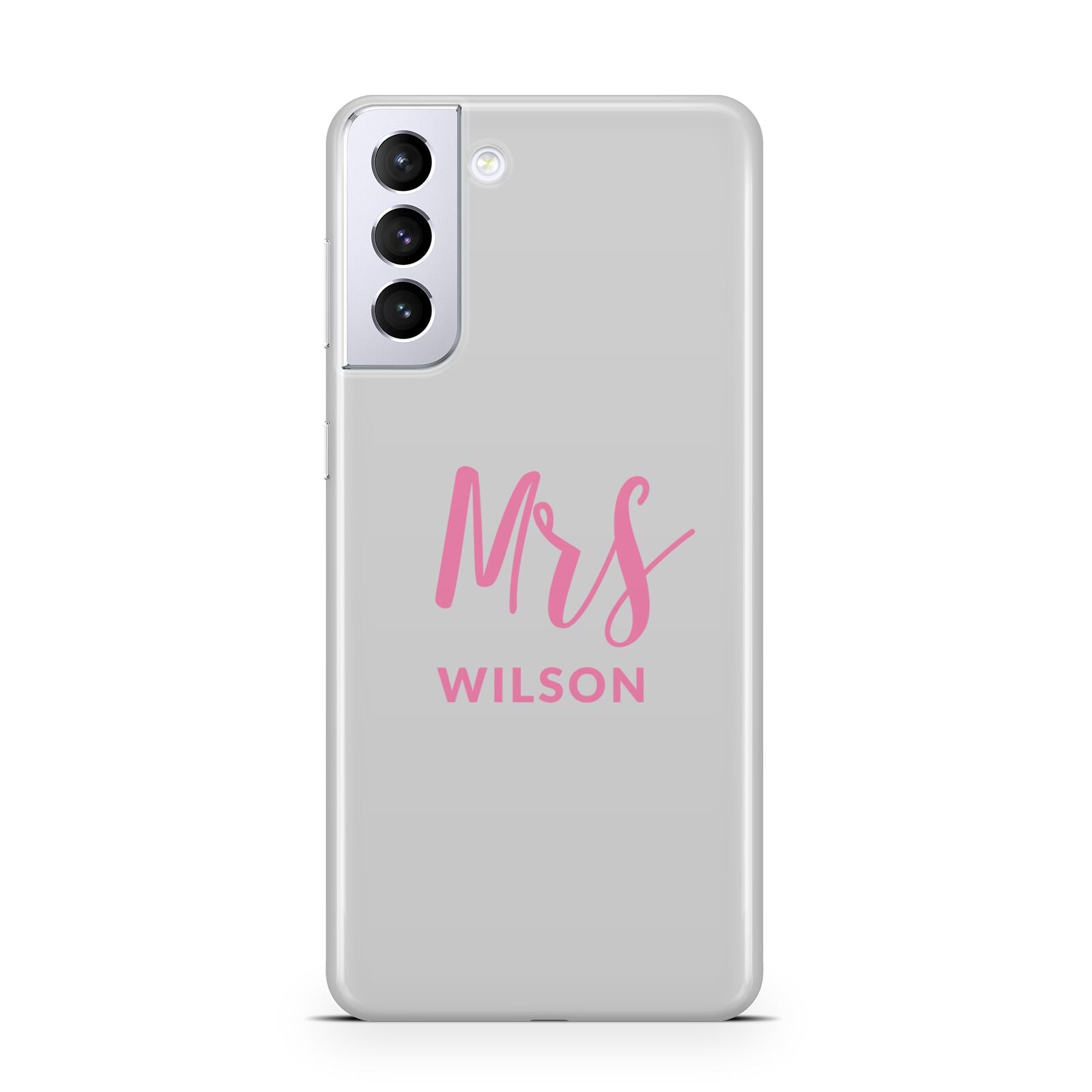 Personalised Mrs Couple Samsung S21 Plus Case