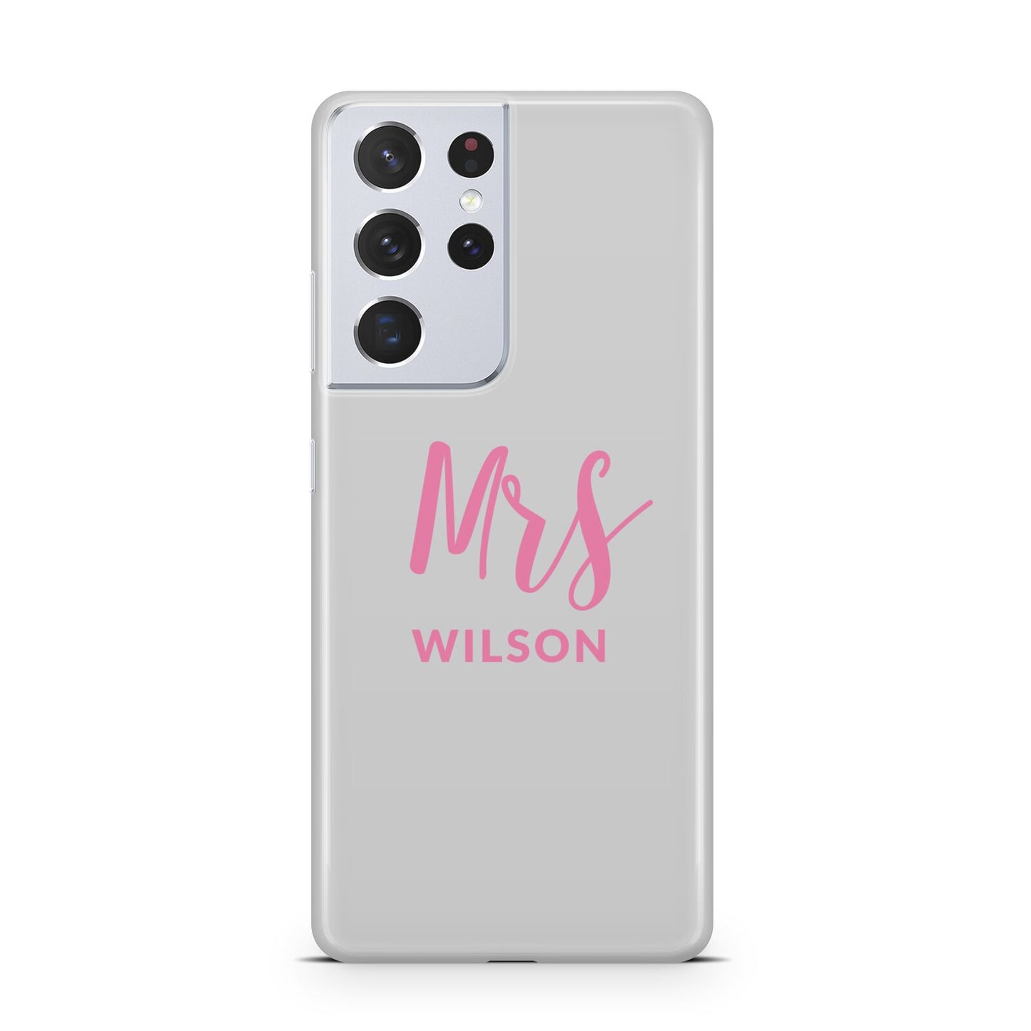 Personalised Mrs Couple Samsung S21 Ultra Case