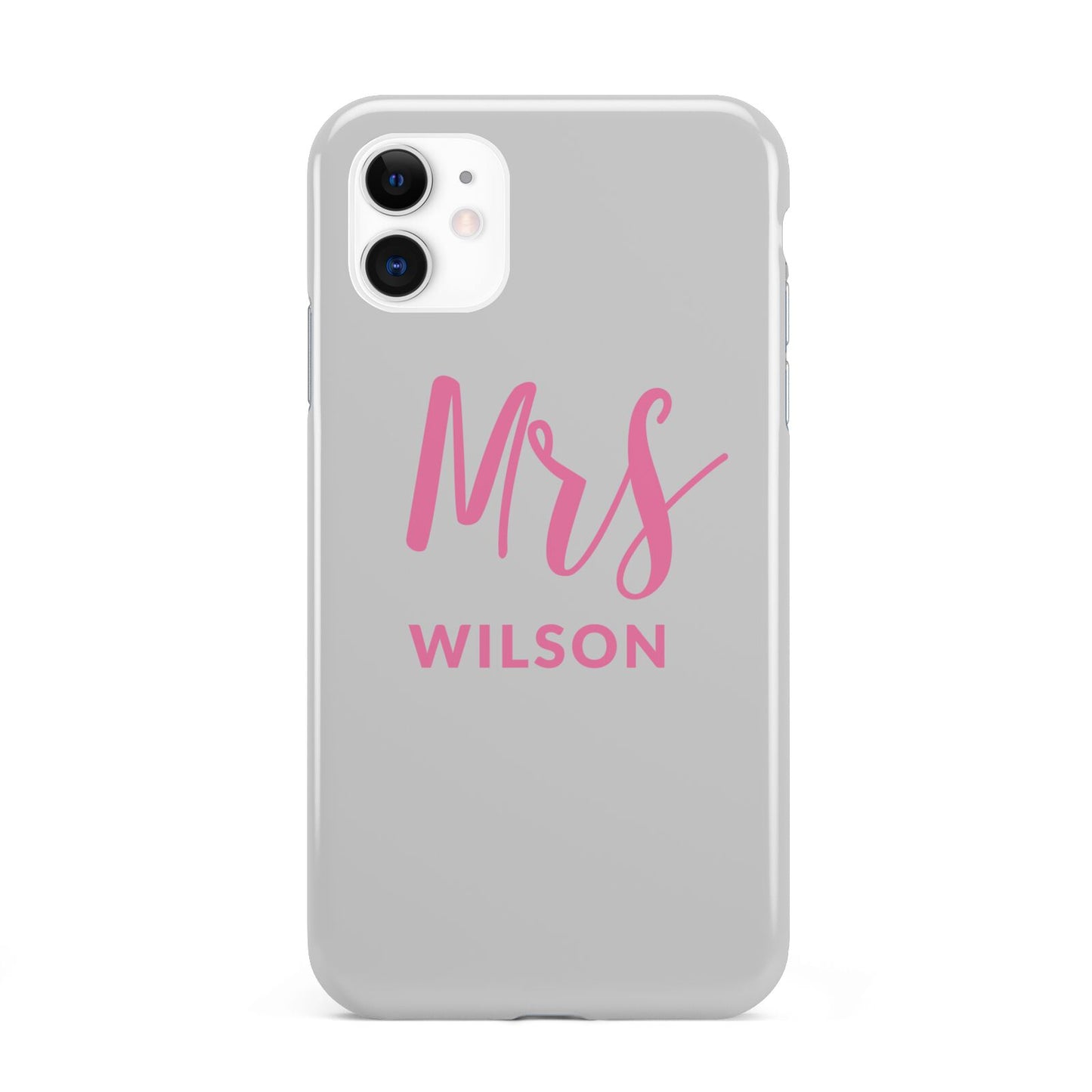 Personalised Mrs Couple iPhone 11 3D Tough Case