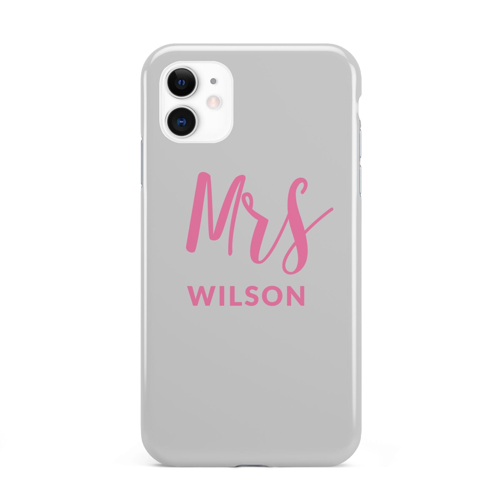 Personalised Mrs Couple iPhone 11 3D Tough Case
