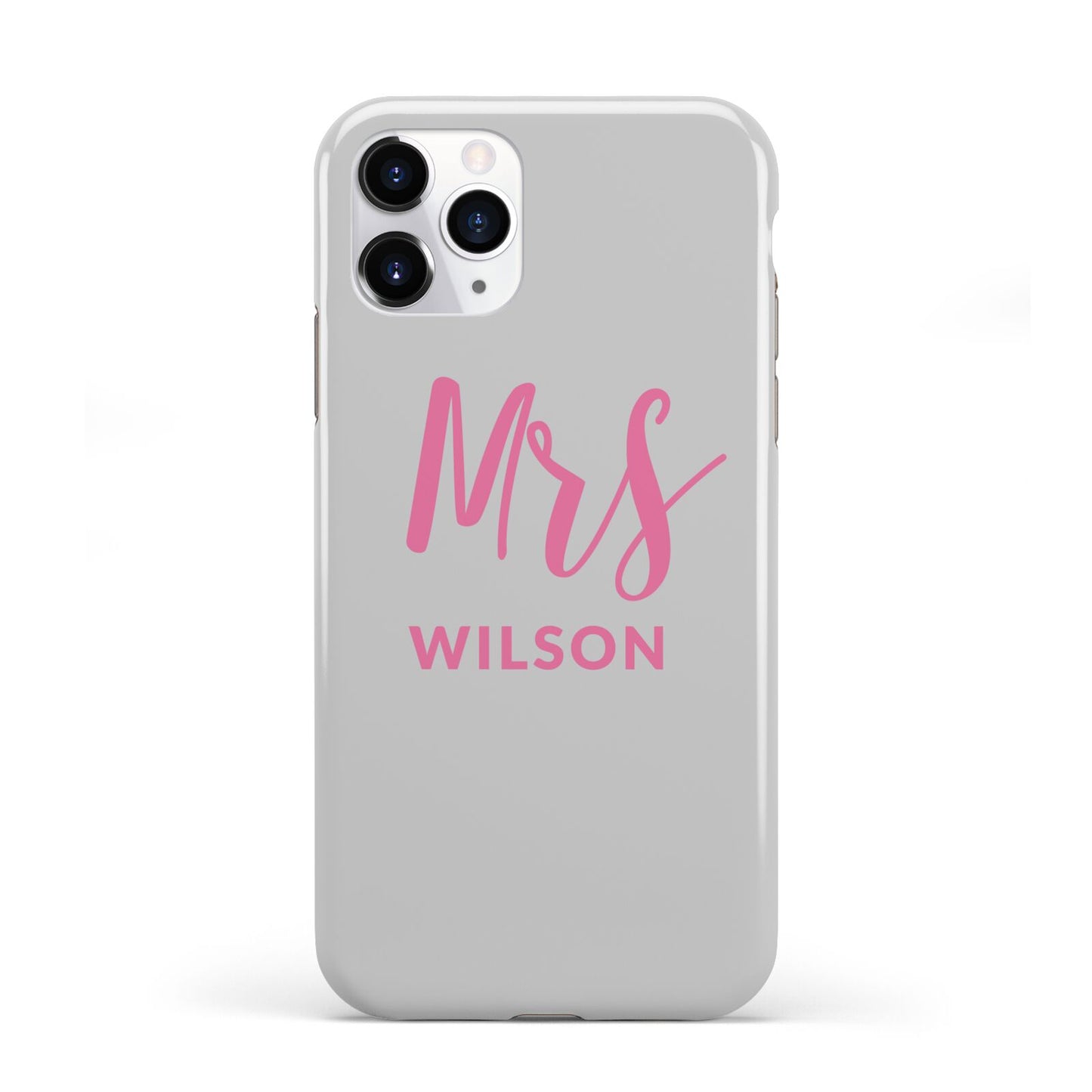 Personalised Mrs Couple iPhone 11 Pro 3D Tough Case