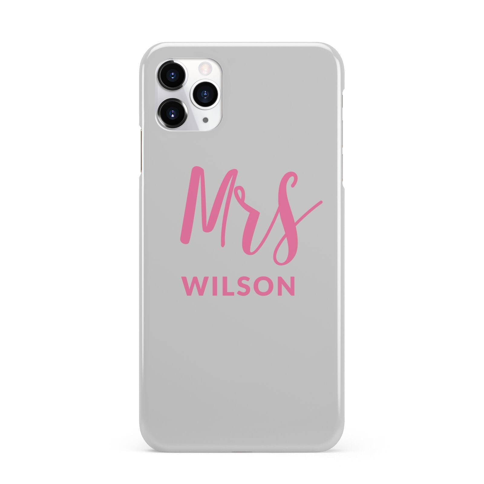 Personalised Mrs Couple iPhone 11 Pro Max 3D Snap Case