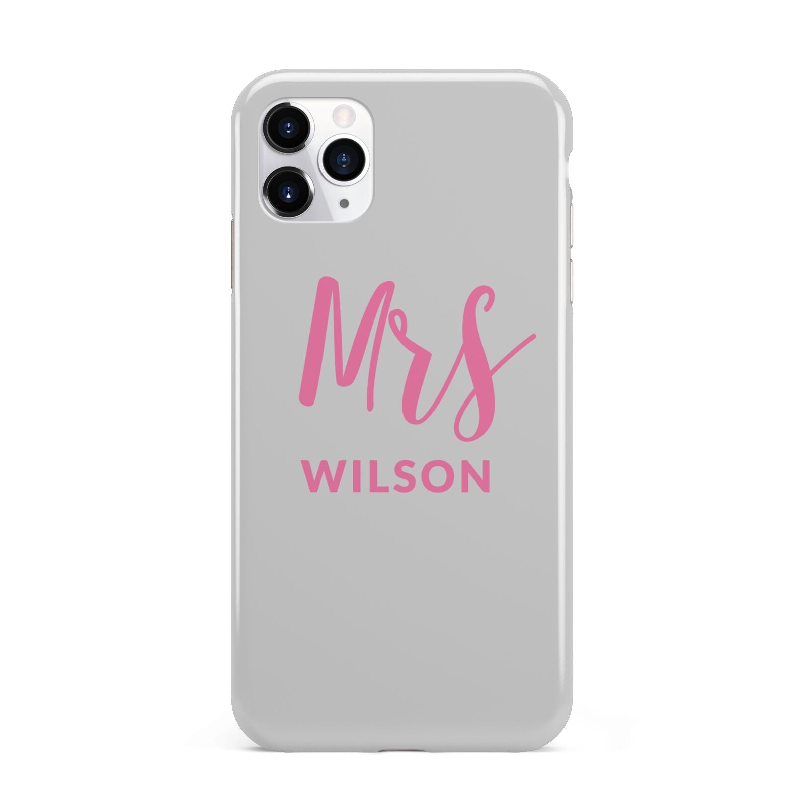 Personalised Mrs Couple iPhone 11 Pro Max 3D Tough Case