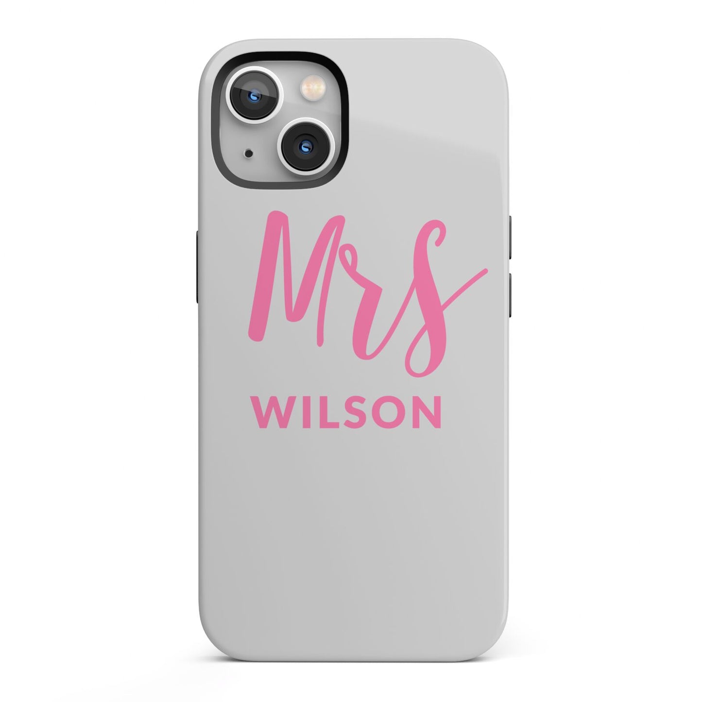 Personalised Mrs Couple iPhone 13 Full Wrap 3D Tough Case