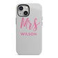 Personalised Mrs Couple iPhone 13 Mini Full Wrap 3D Tough Case