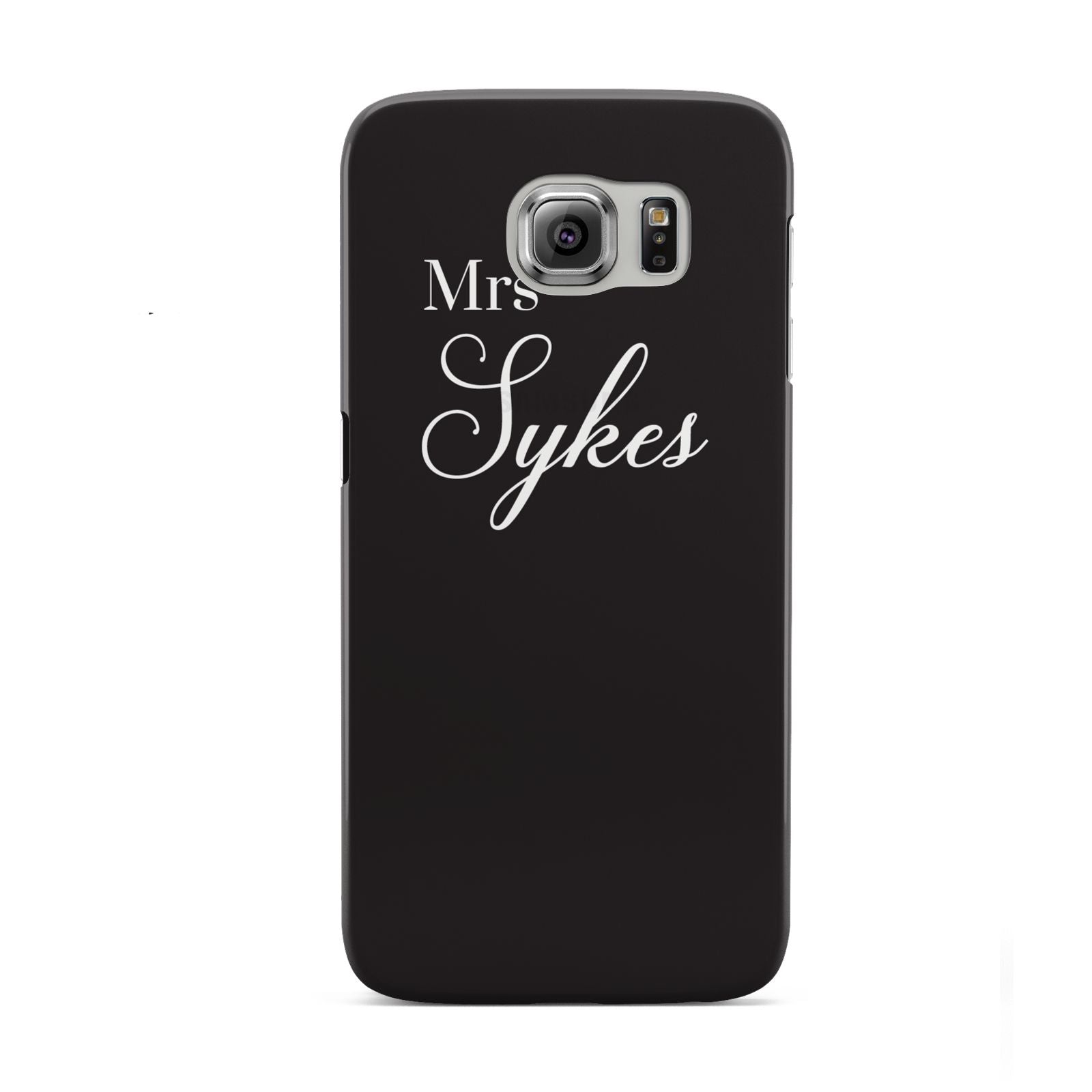 Personalised Mrs Or Mr Bride Samsung Galaxy S6 Case