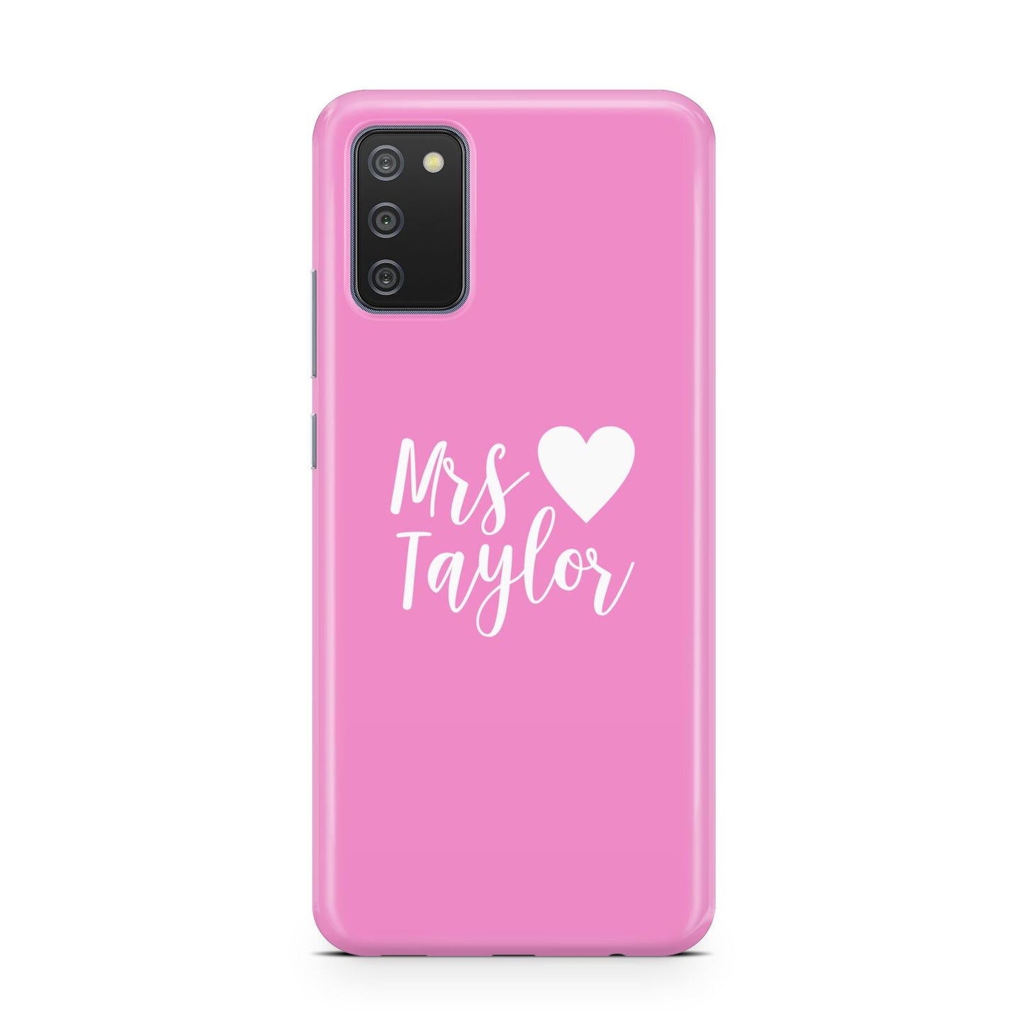 Personalised Mrs Samsung A02s Case