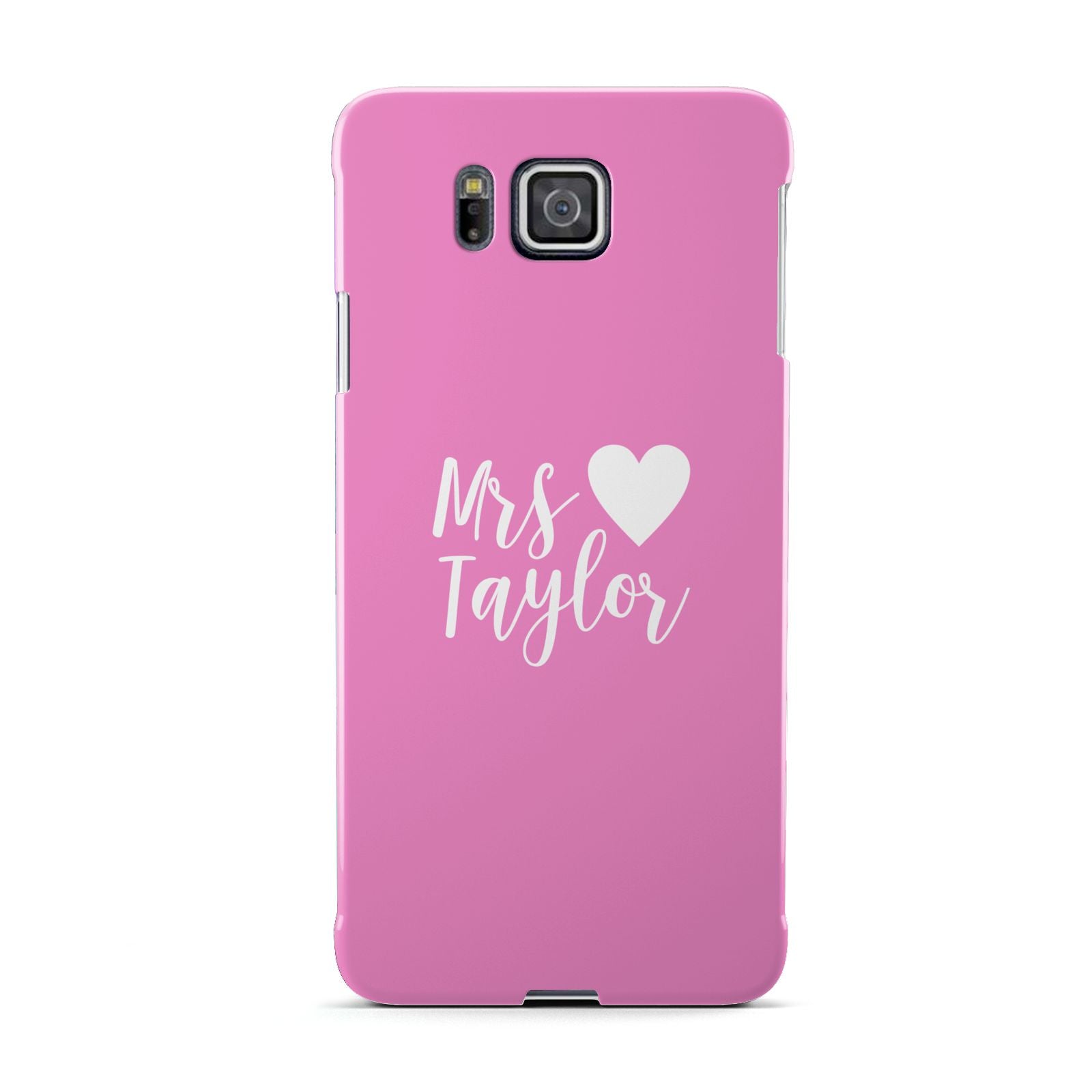 Personalised Mrs Samsung Galaxy Alpha Case