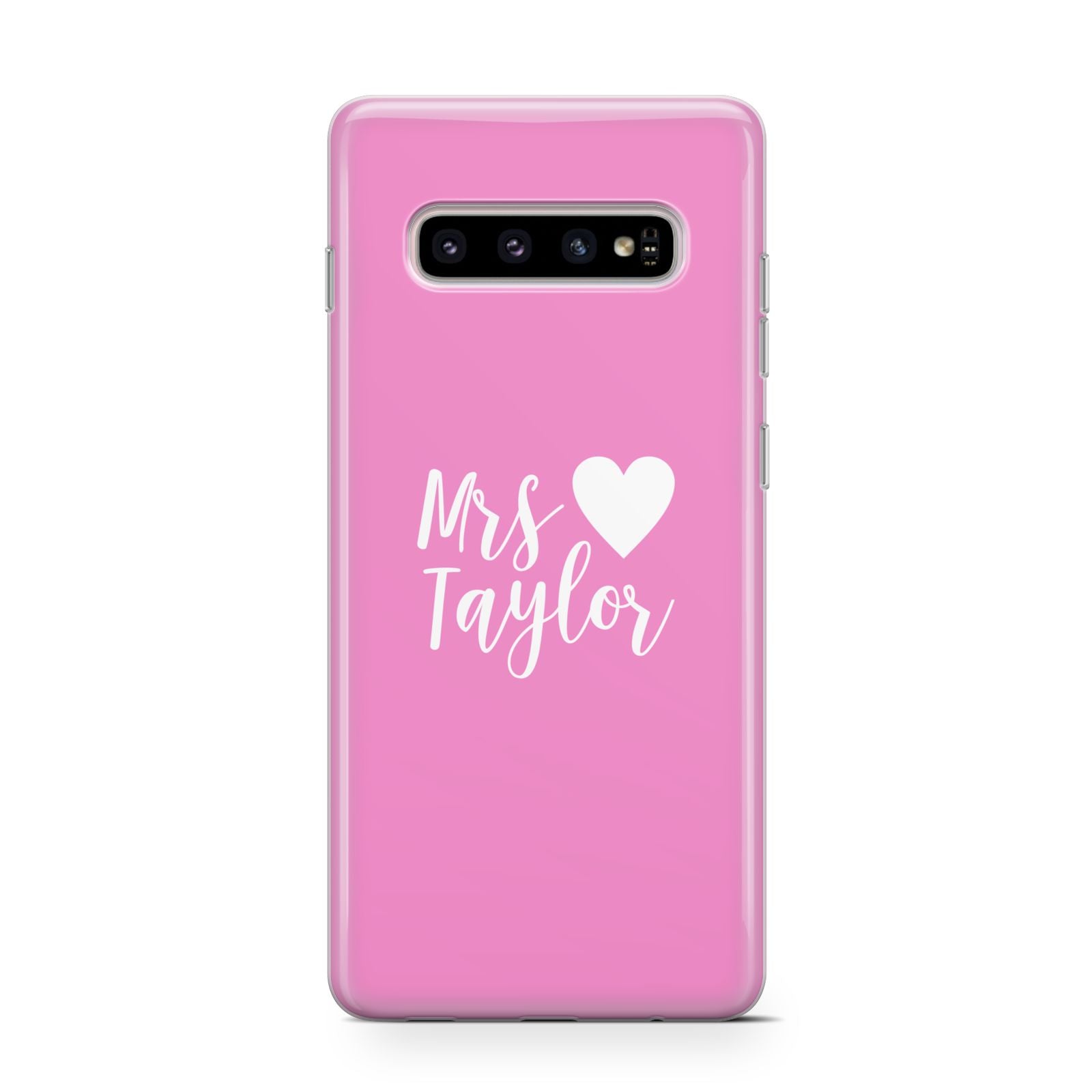 Personalised Mrs Samsung Galaxy S10 Case