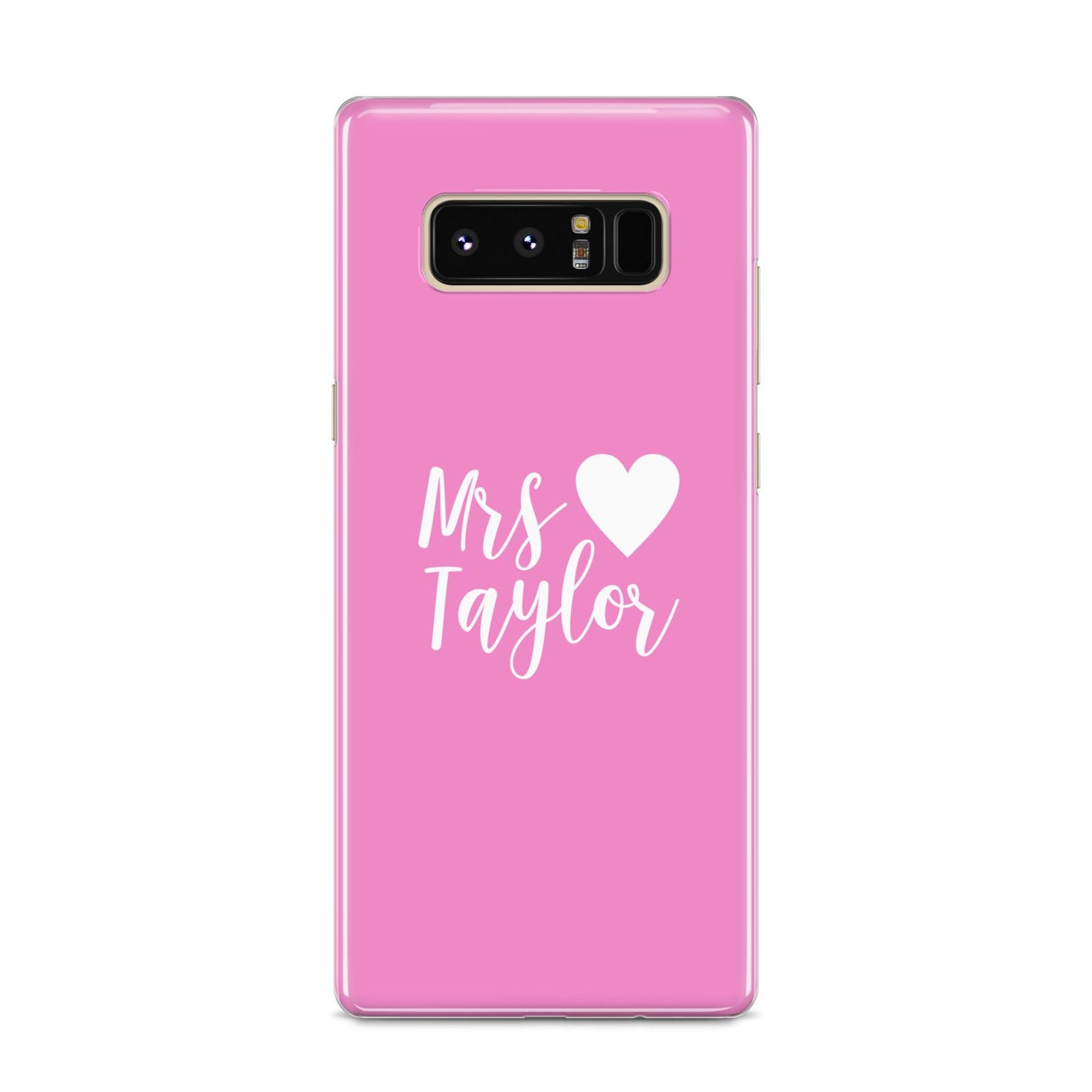 Personalised Mrs Samsung Galaxy S8 Case