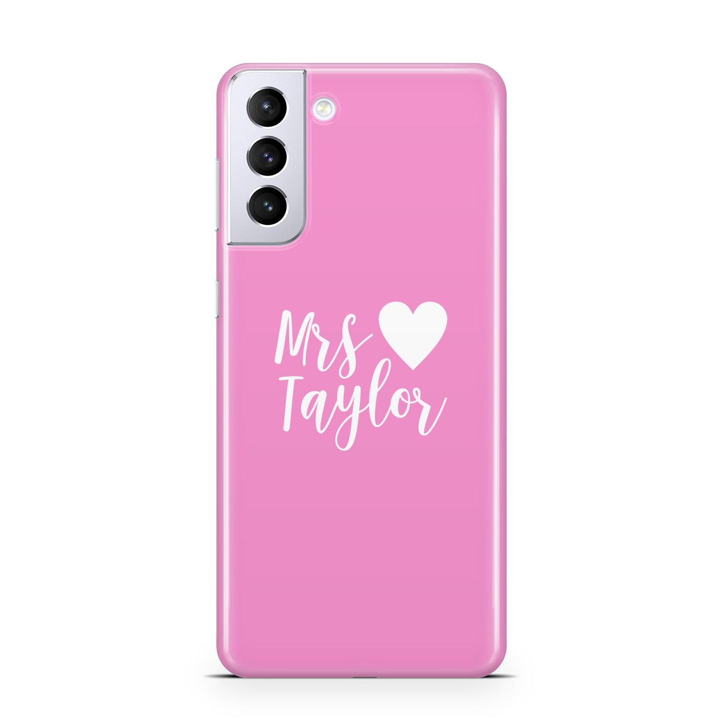 Personalised Mrs Samsung S21 Plus Case