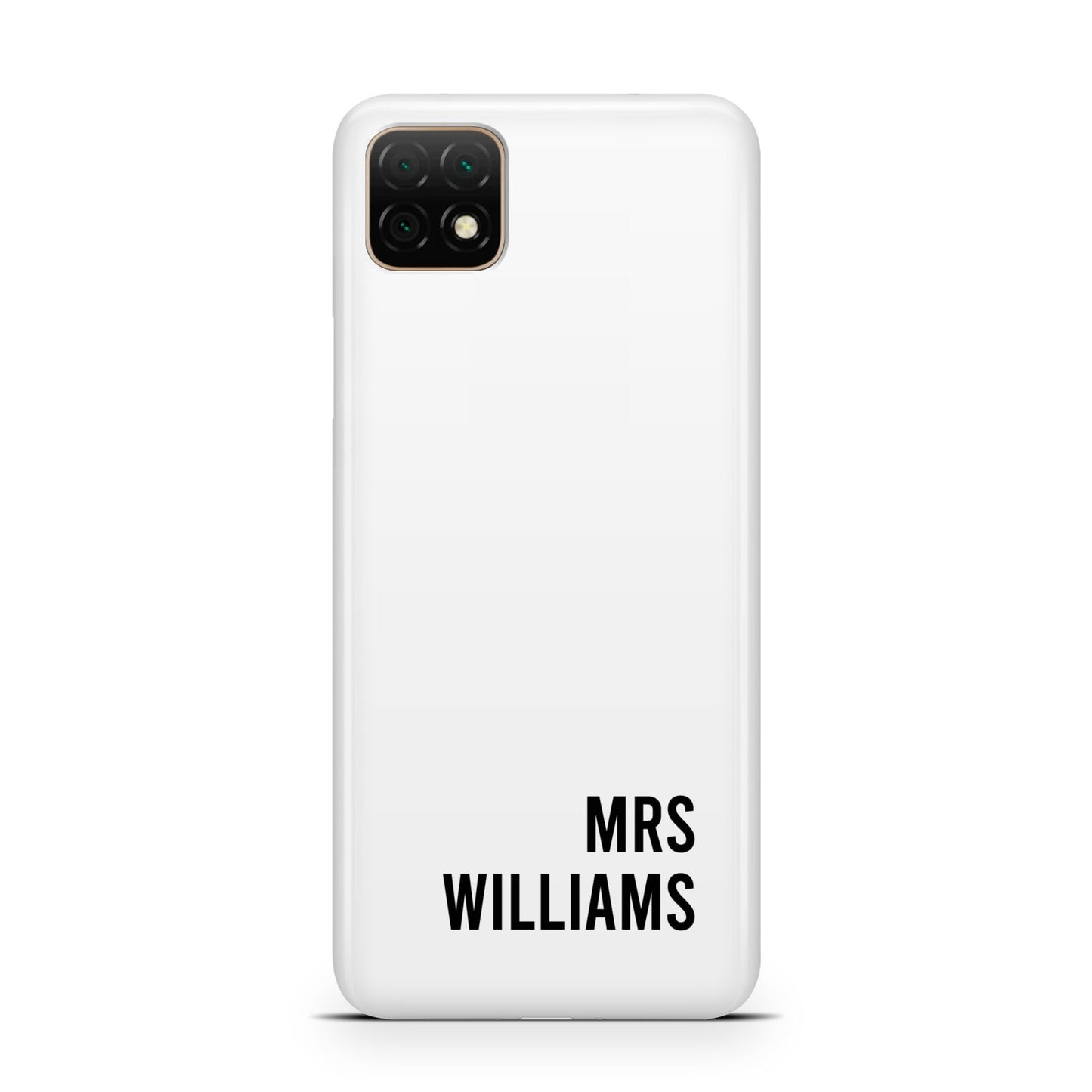 Personalised Mrs Surname Huawei Enjoy 20 Phone Case