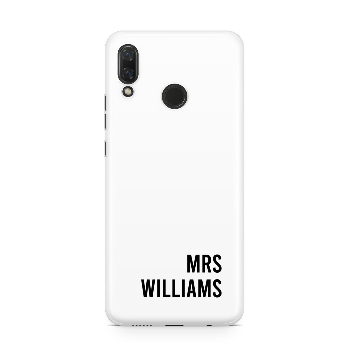 Personalised Mrs Surname Huawei Nova 3 Phone Case