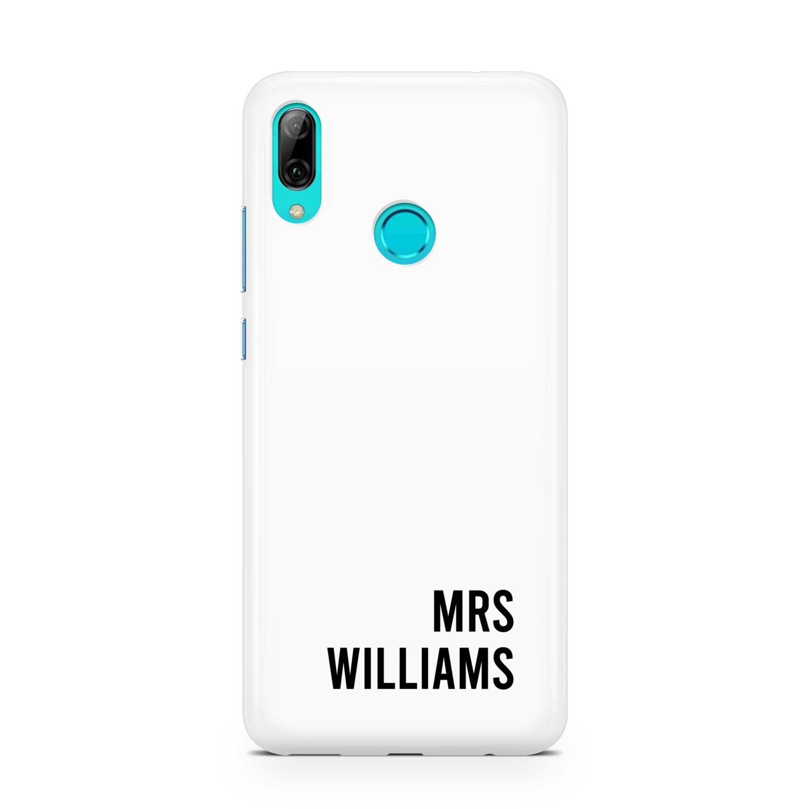 Personalised Mrs Surname Huawei P Smart 2019 Case