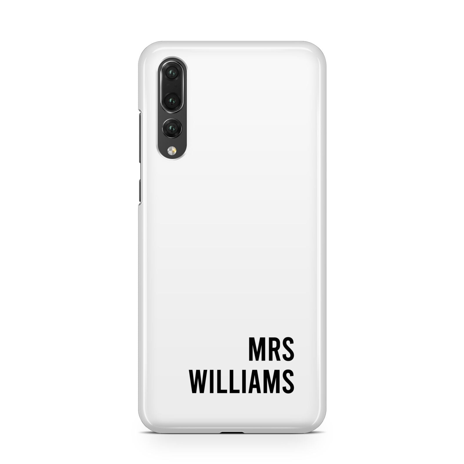 Personalised Mrs Surname Huawei P20 Pro Phone Case