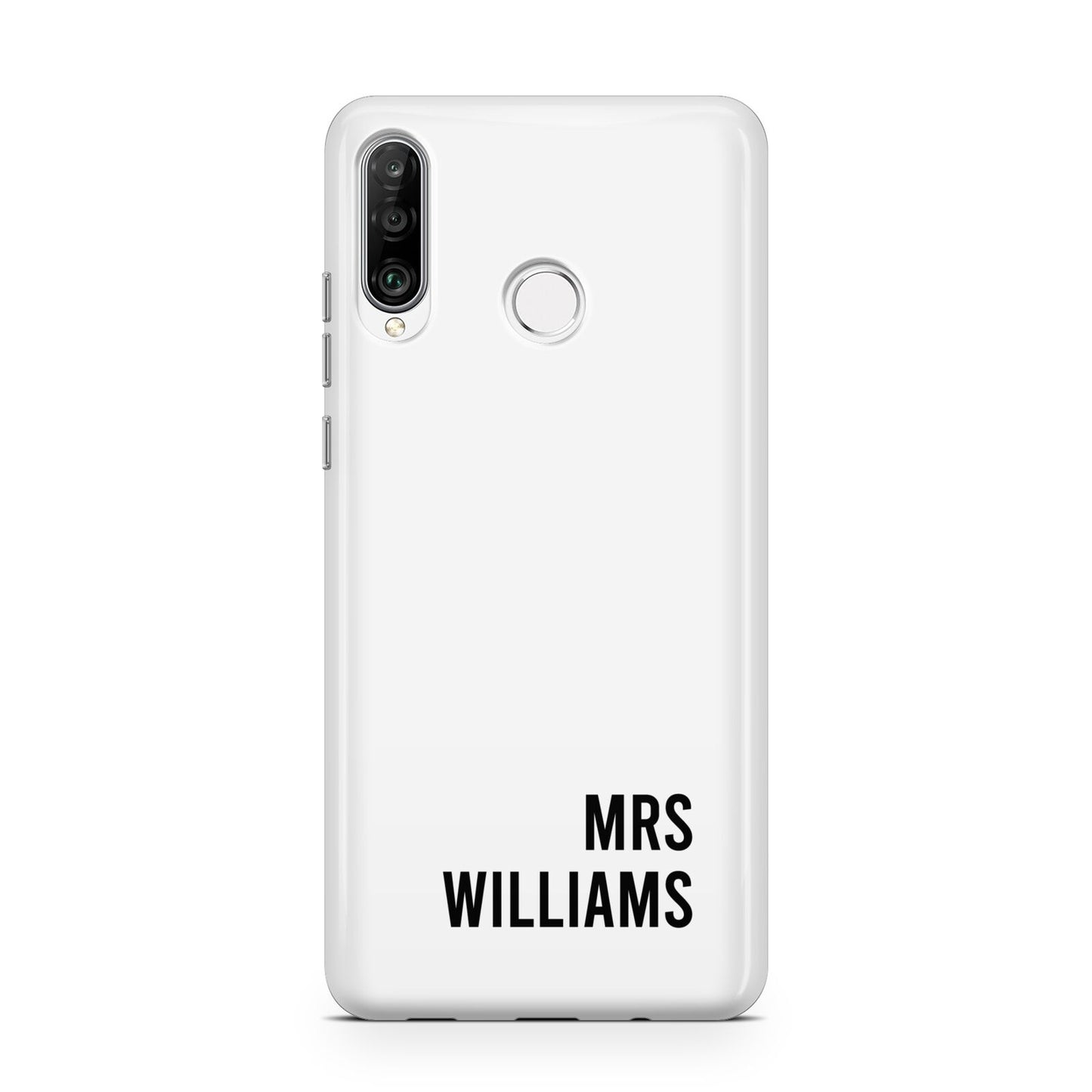 Personalised Mrs Surname Huawei P30 Lite Phone Case