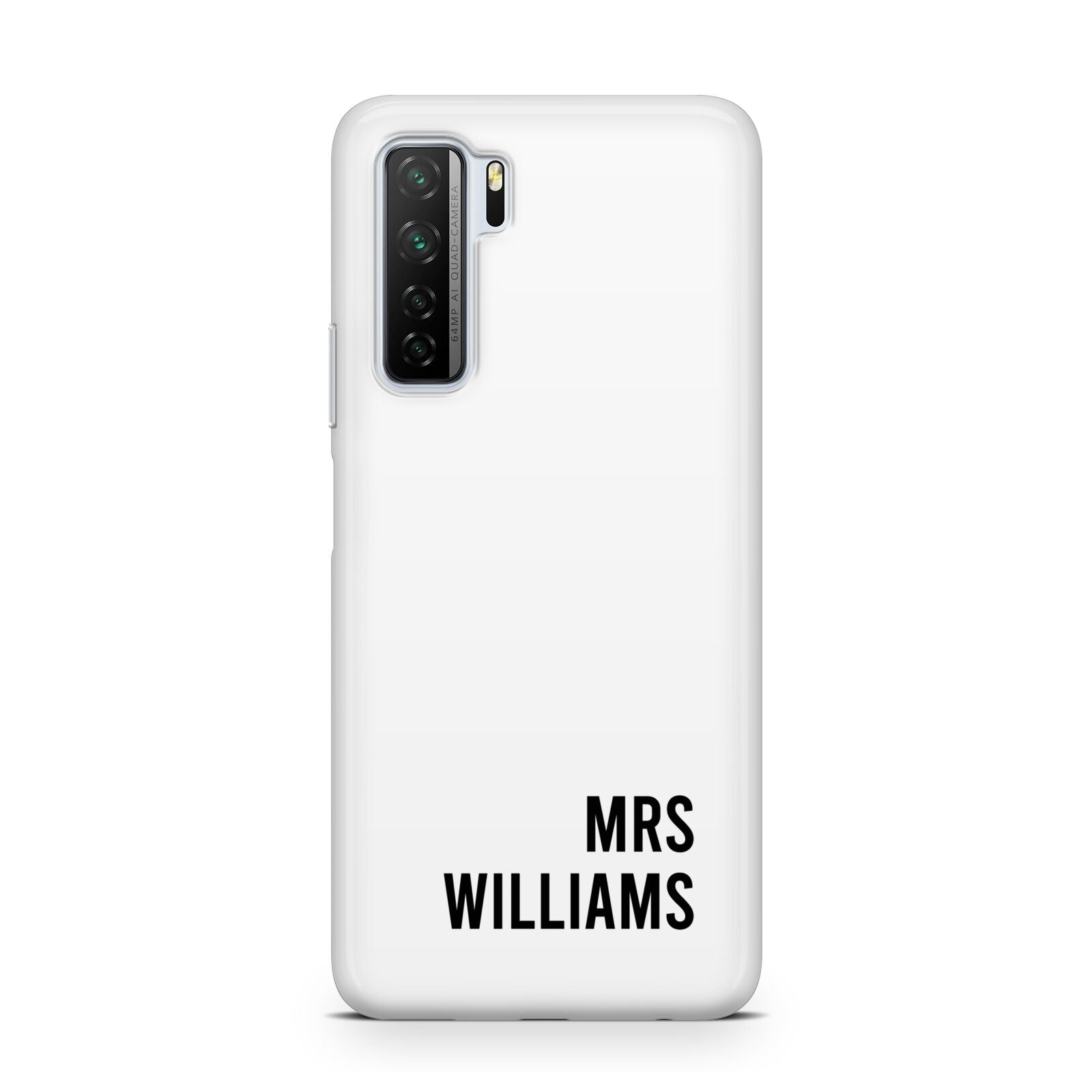 Personalised Mrs Surname Huawei P40 Lite 5G Phone Case