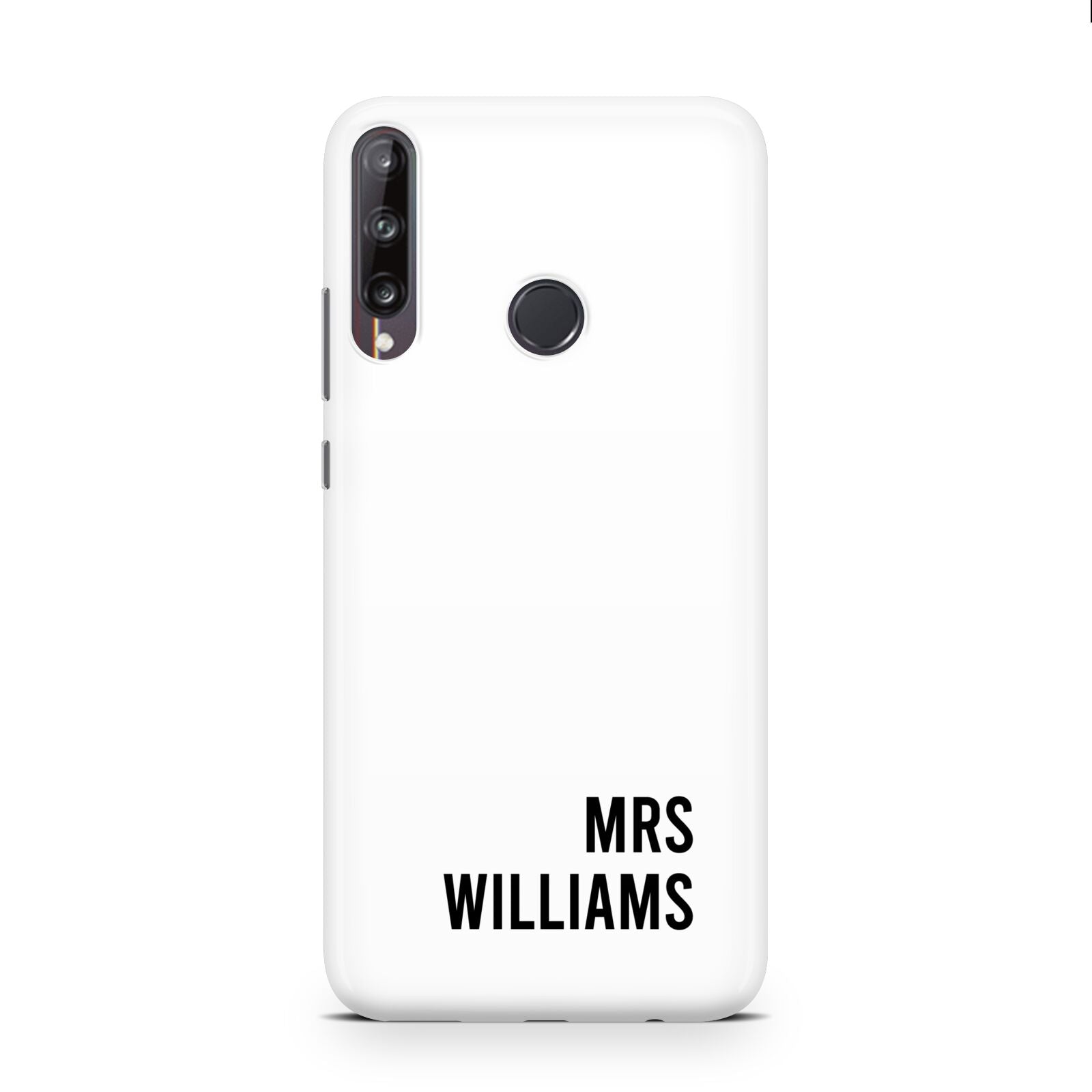 Personalised Mrs Surname Huawei P40 Lite E Phone Case