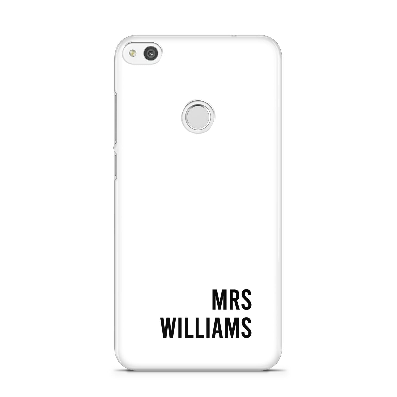 Personalised Mrs Surname Huawei P8 Lite Case