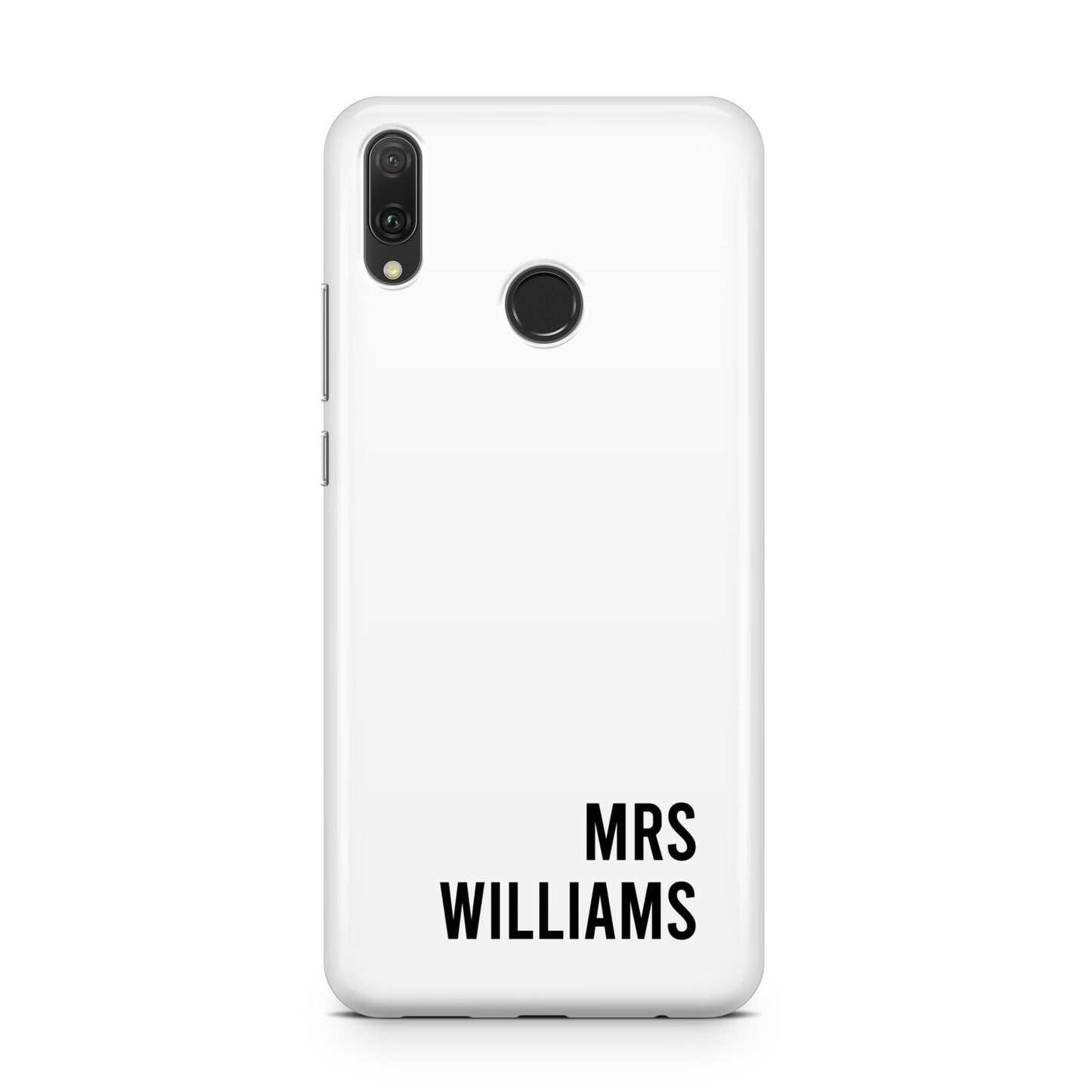 Personalised Mrs Surname Huawei Y9 2019