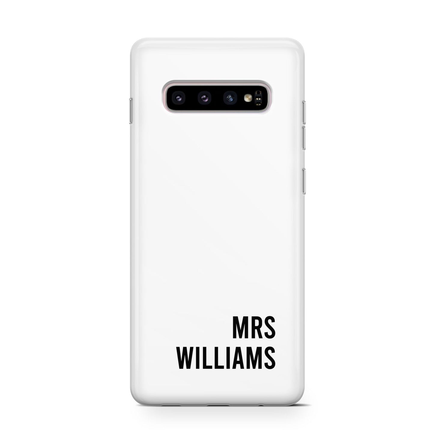 Personalised Mrs Surname Protective Samsung Galaxy Case