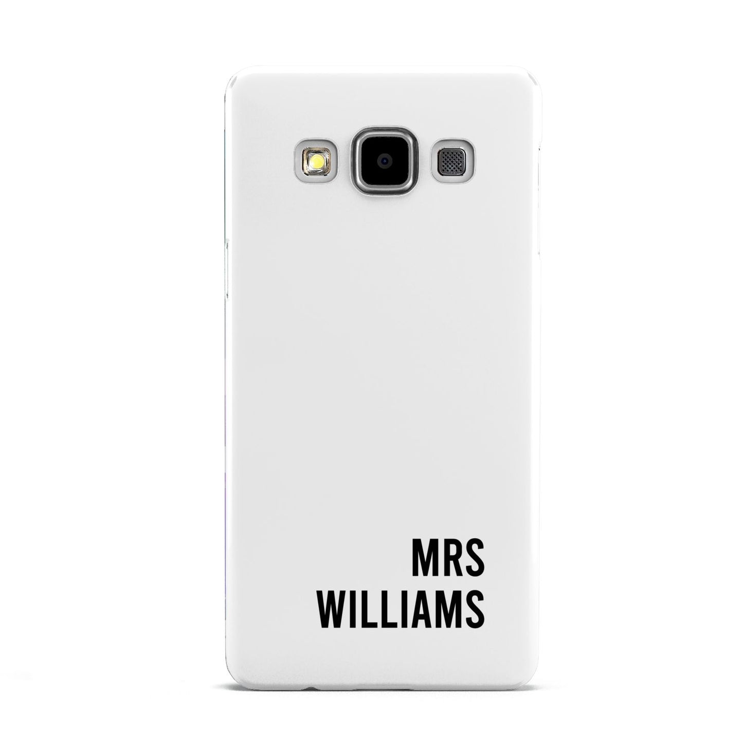 Personalised Mrs Surname Samsung Galaxy A5 Case