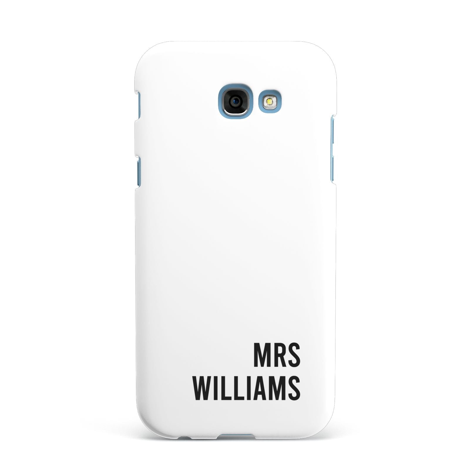 Personalised Mrs Surname Samsung Galaxy A7 2017 Case