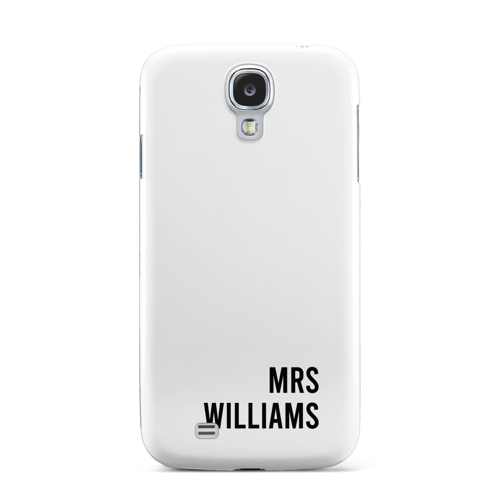 Personalised Mrs Surname Samsung Galaxy S4 Case