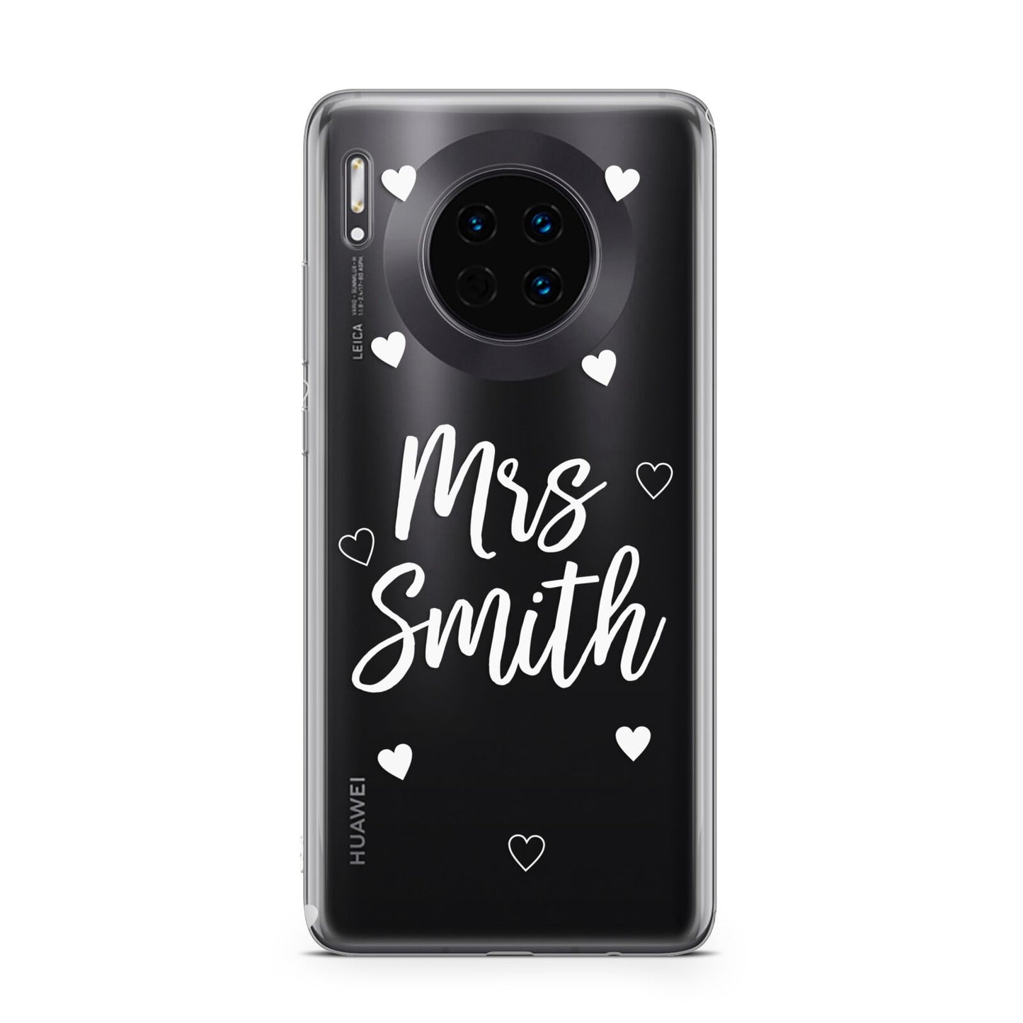 Personalised Mrs with Hearts Huawei Mate 30