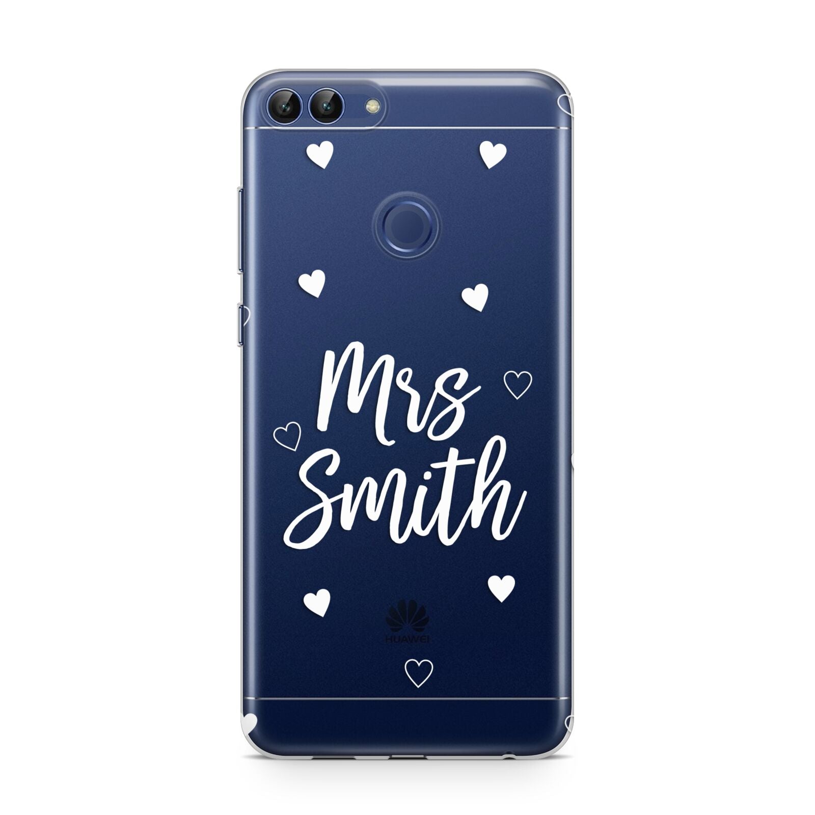 Personalised Mrs with Hearts Huawei P Smart Case