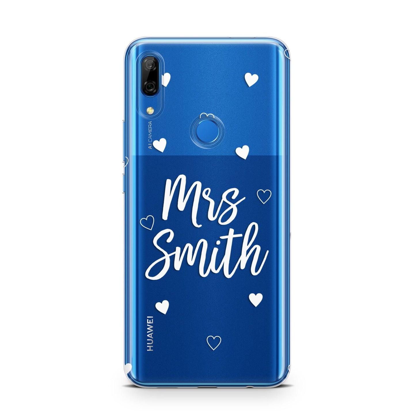 Personalised Mrs with Hearts Huawei P Smart Z