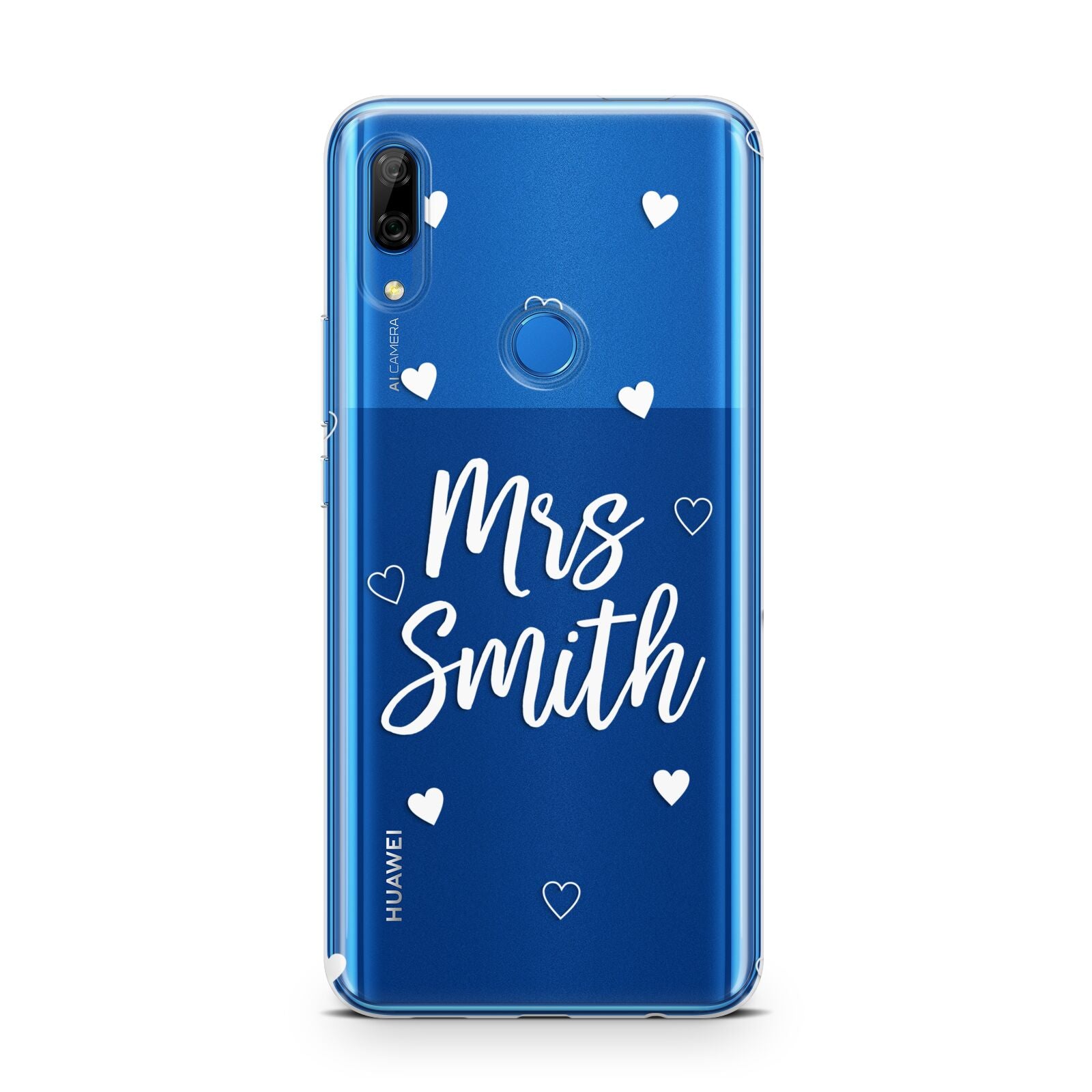 Personalised Mrs with Hearts Huawei P Smart Z