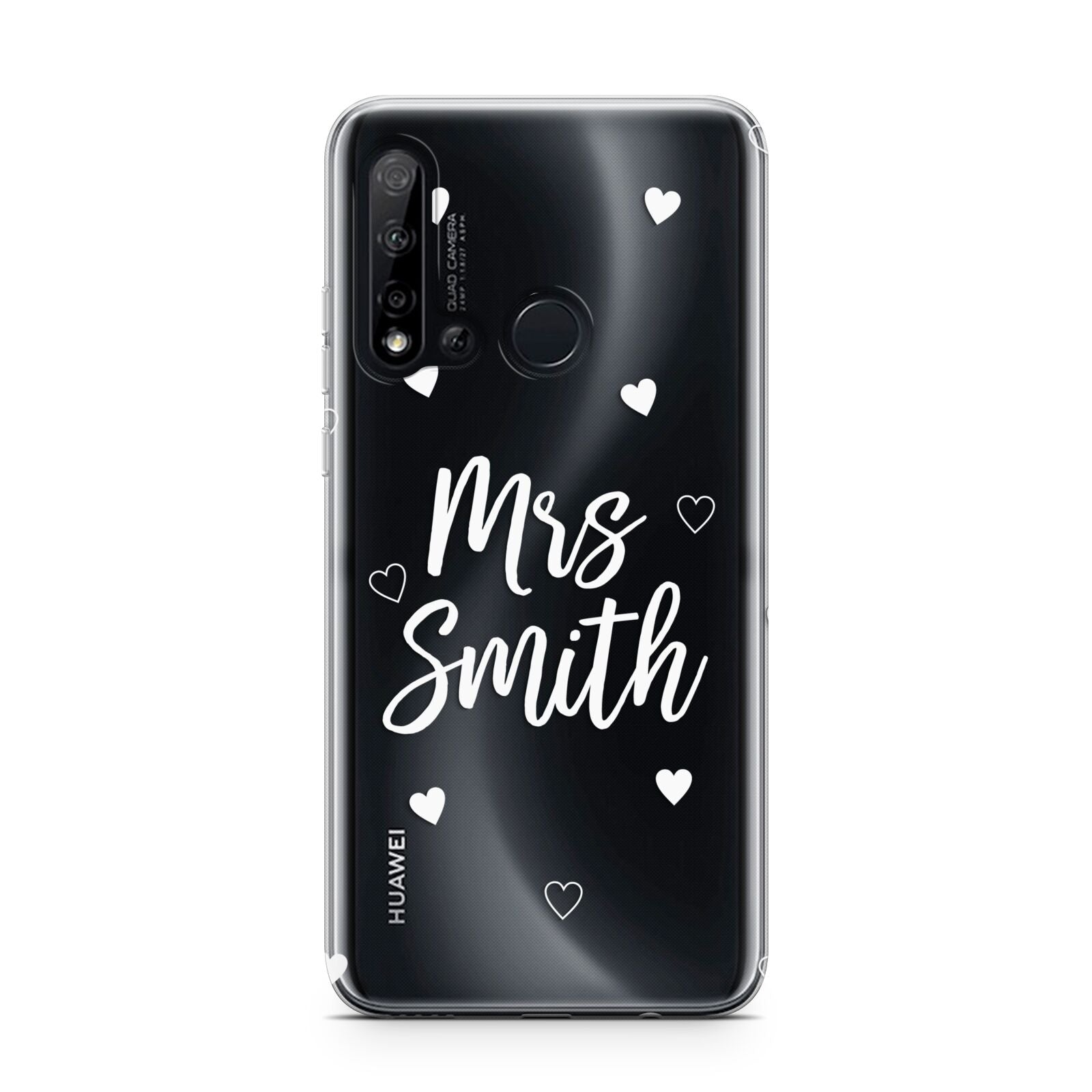 Personalised Mrs with Hearts Huawei P20 Lite 5G Phone Case