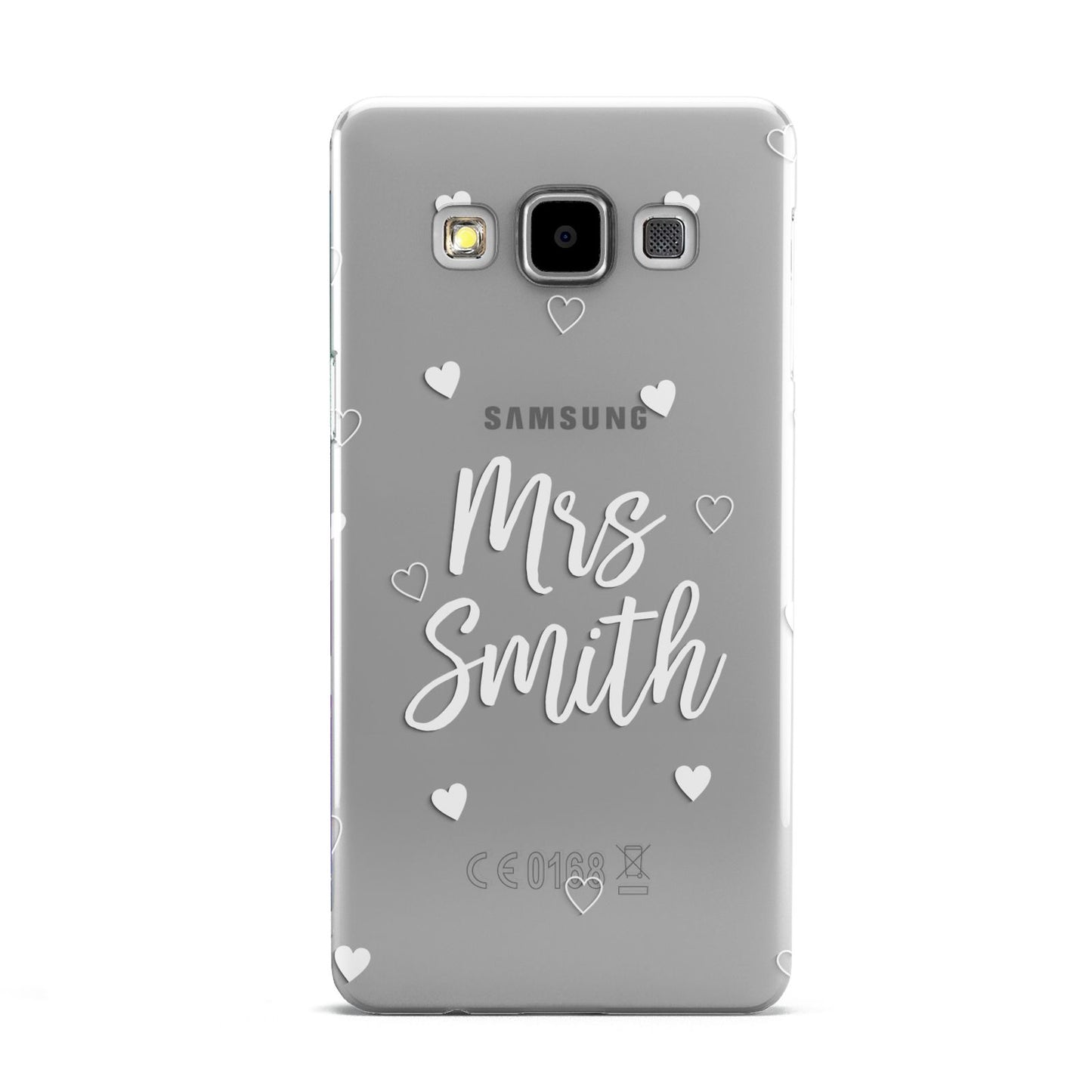 Personalised Mrs with Hearts Samsung Galaxy A5 Case