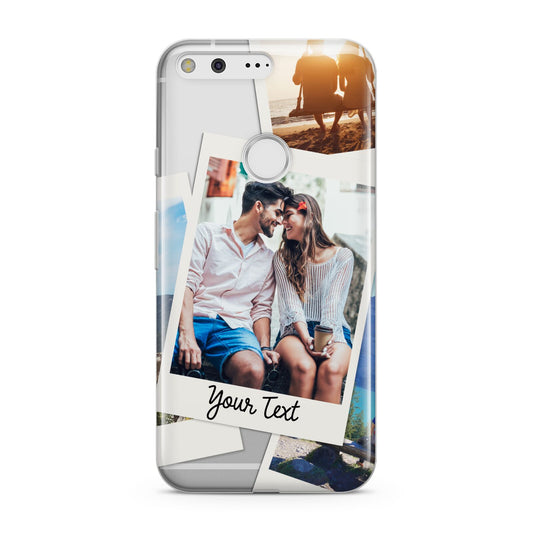 Personalised Multi Photo White Border Google Pixel Case