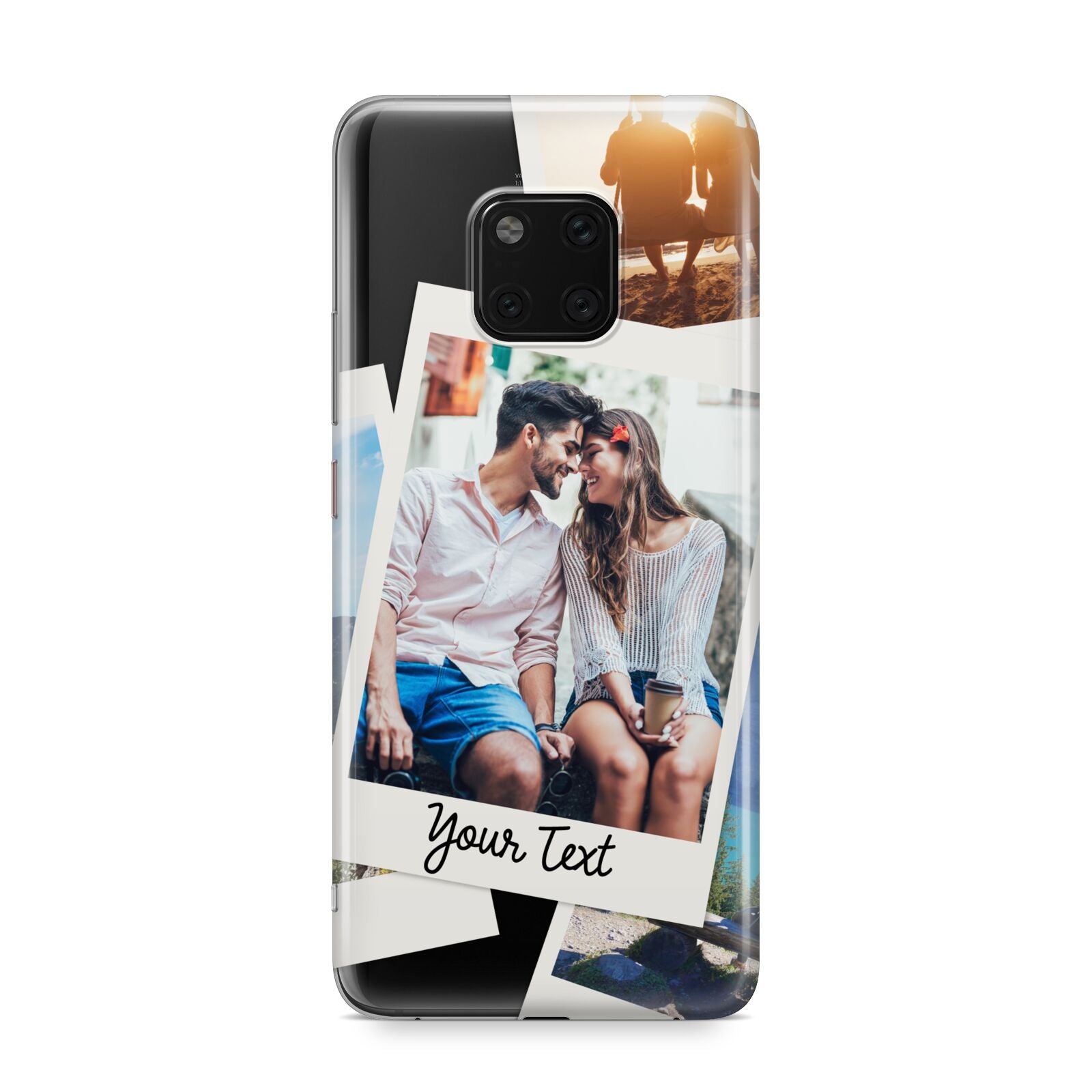 Personalised Multi Photo White Border Huawei Mate 20 Pro Phone Case